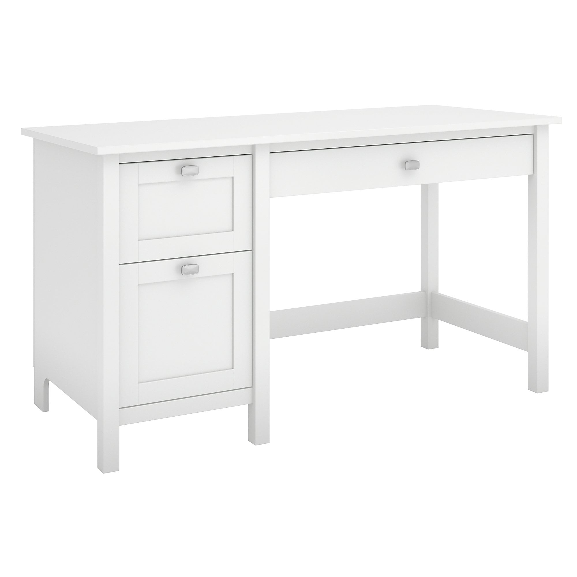 Bush Furniture Broadview Computer Desk With Drawers In Pure Bush Furniture Broadview Computer Desk With Drawers In Pure White On Free Shipping Today 12796704