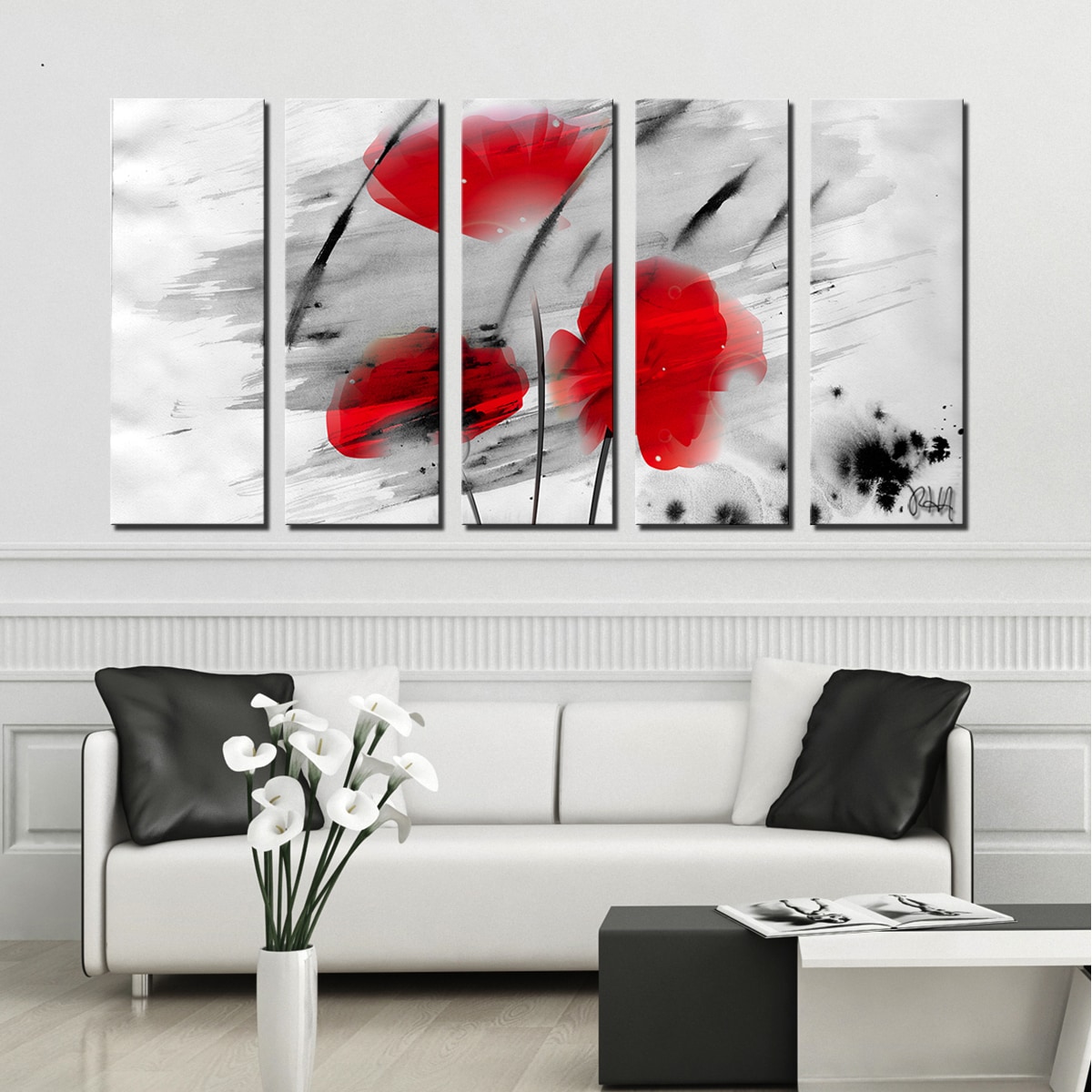 Ready2hangart Painted Petals Iii 5 Pc Canvas Art Set Free Ready2hangart Painted Petals Iii 5 Pc Canvas Art Set Free Shipping Today 19569053