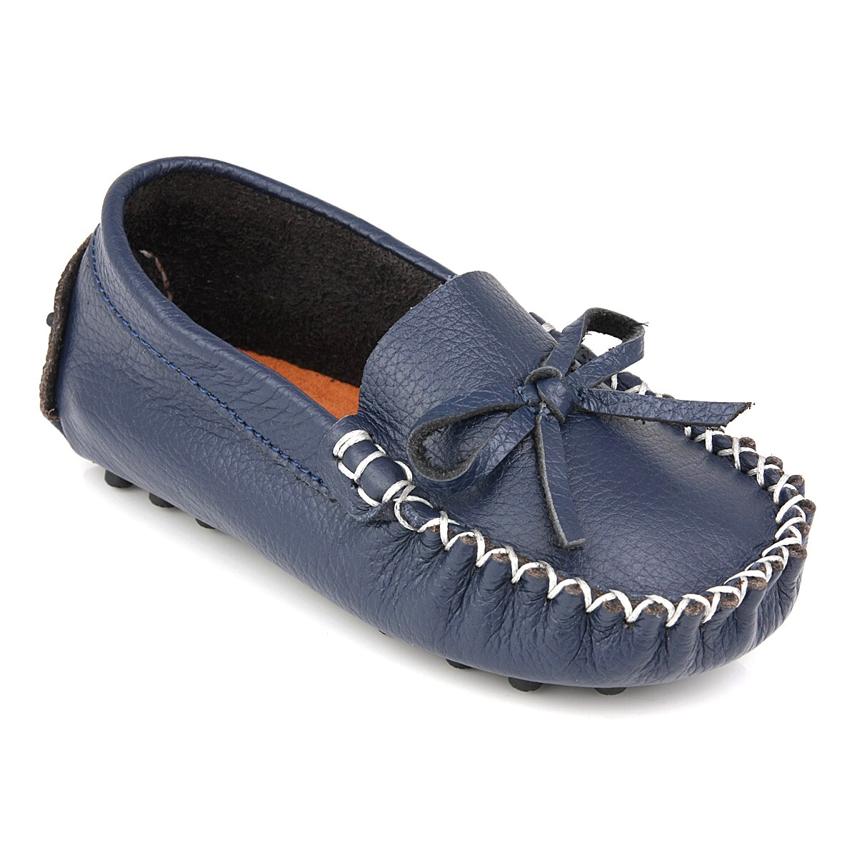 childrens navy loafers