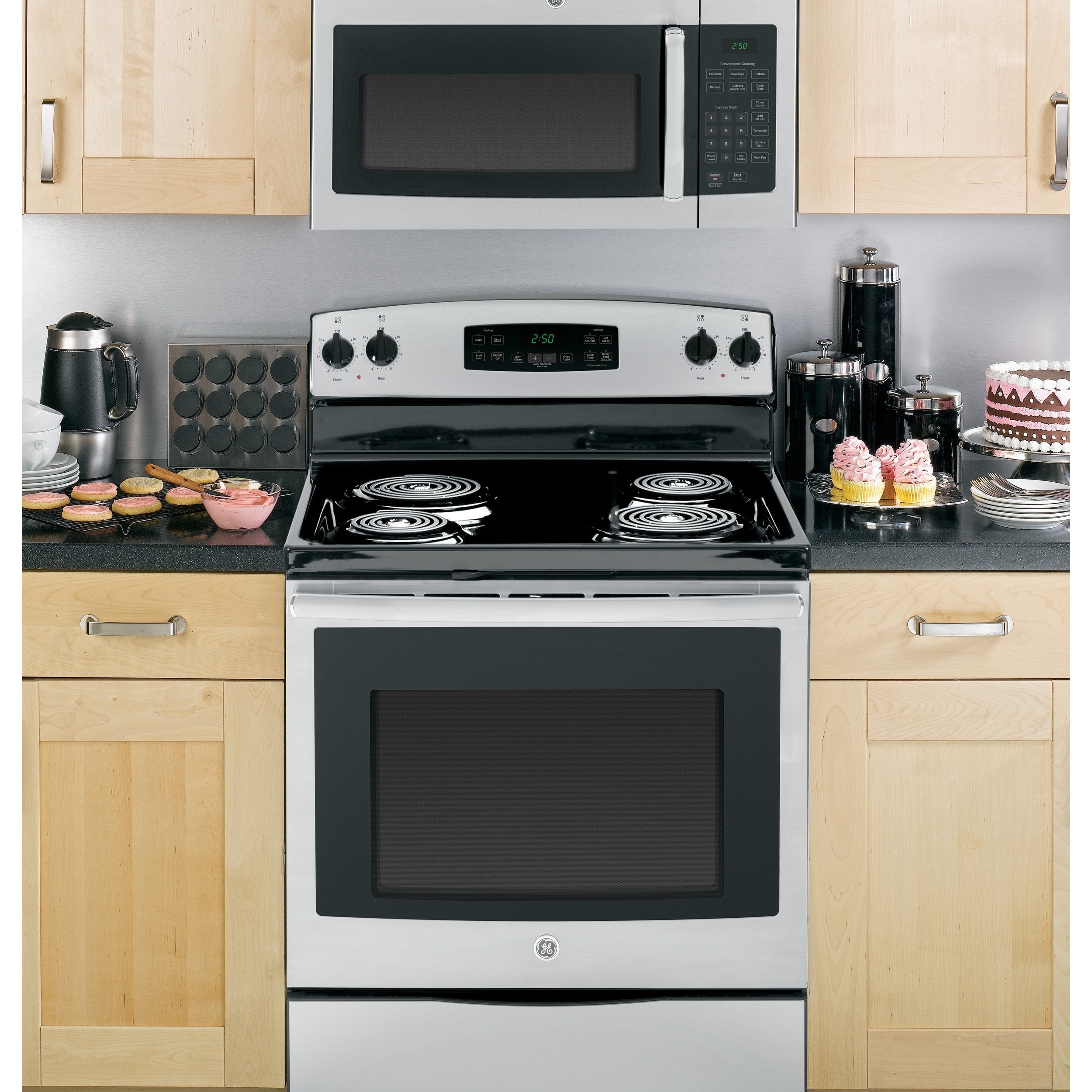 Ge Jvm3160rfss 1 6 Cu Ft Stainless Steel Over The Range Microwave Ft Stainless Steel Over The Range Microwave Oven Free Shipping Today 19603335