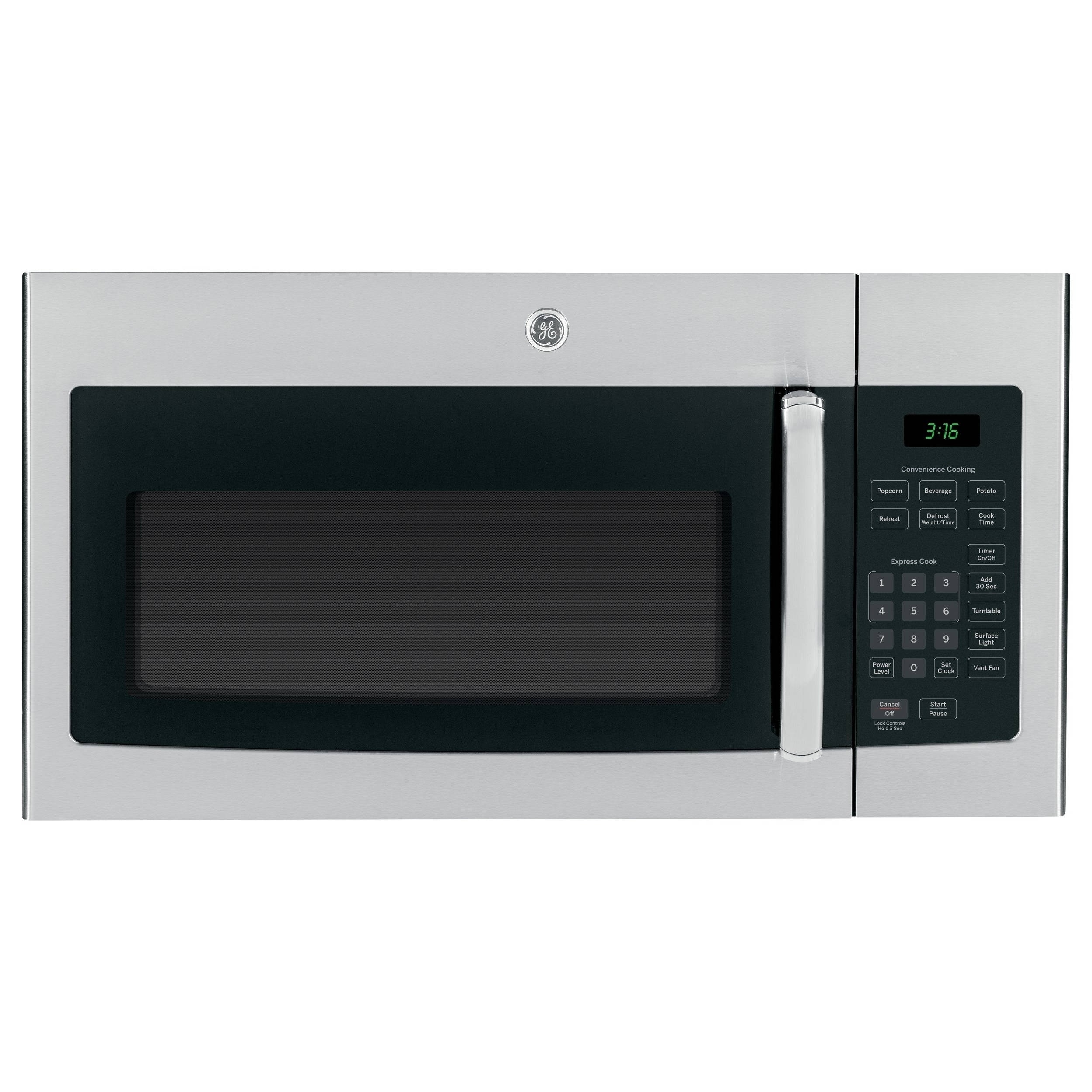 Ge Jvm3160rfss 1 6 Cu Ft Stainless Steel Over The Range Ge Jvm3160rfss 1 6 Cu Ft Stainless Steel Over The Range Microwave Oven