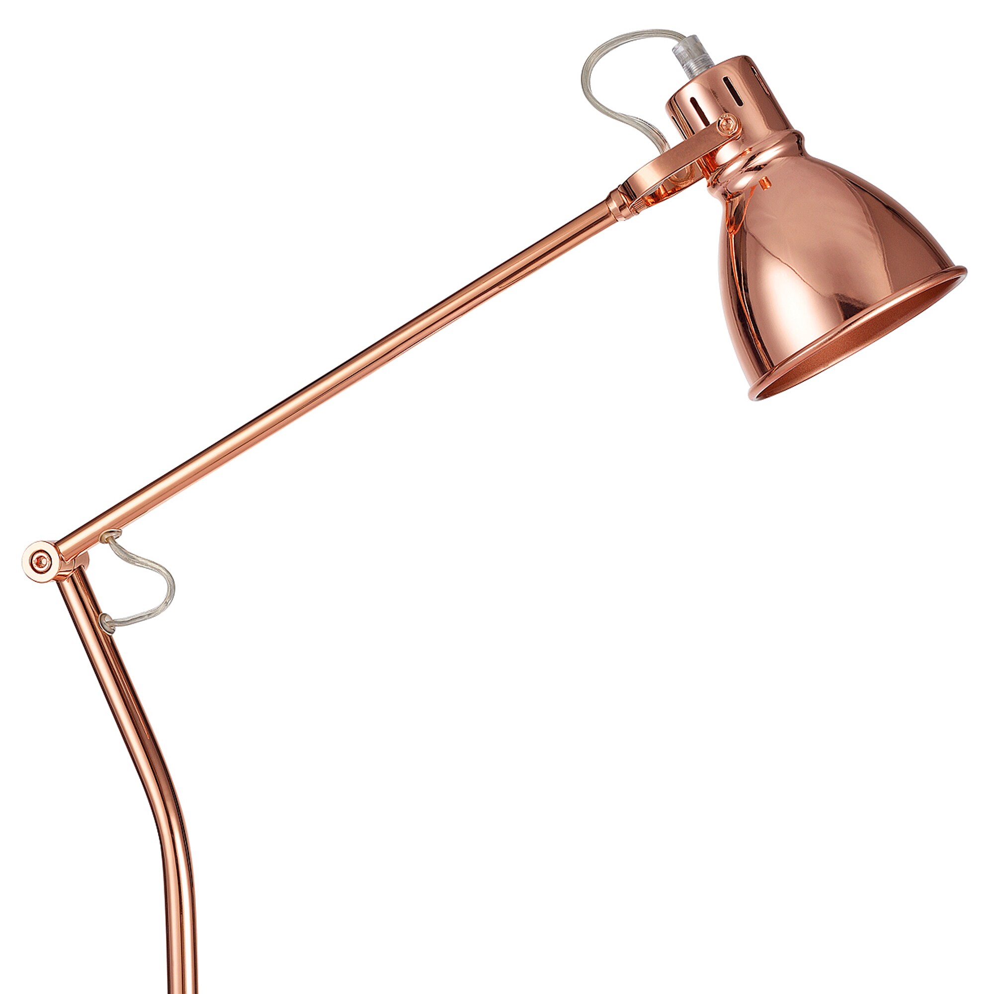 Versanora Pione Rose Gold Finish Floor Lamp Free Shipping Versanora Pione Rose Gold Finish Floor Lamp Free Shipping Today 12838870