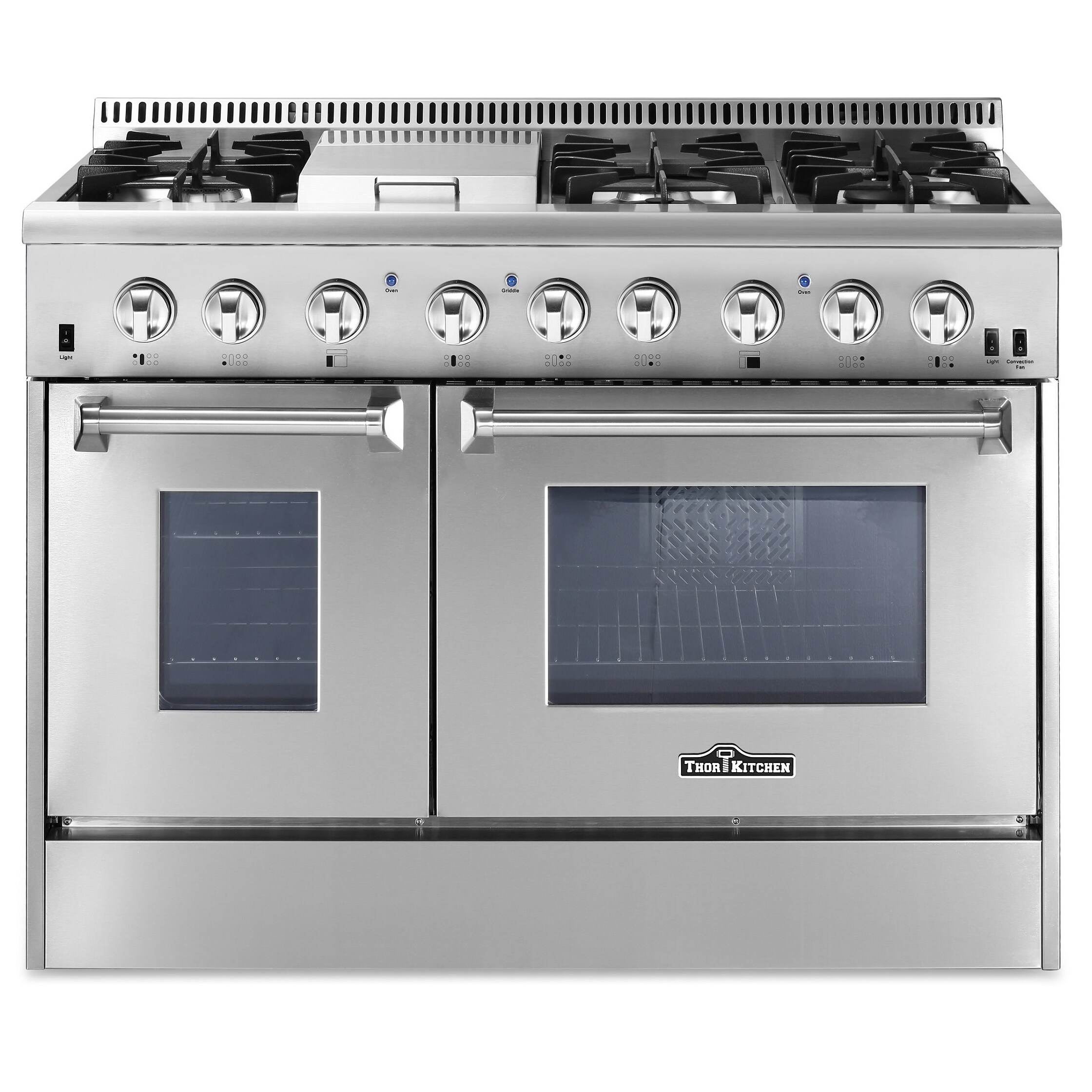 Thor Stainless Steel 48 Inch Dual Fuel Range Free Shipping Thor Stainless Steel 48 Inch Dual Fuel Range