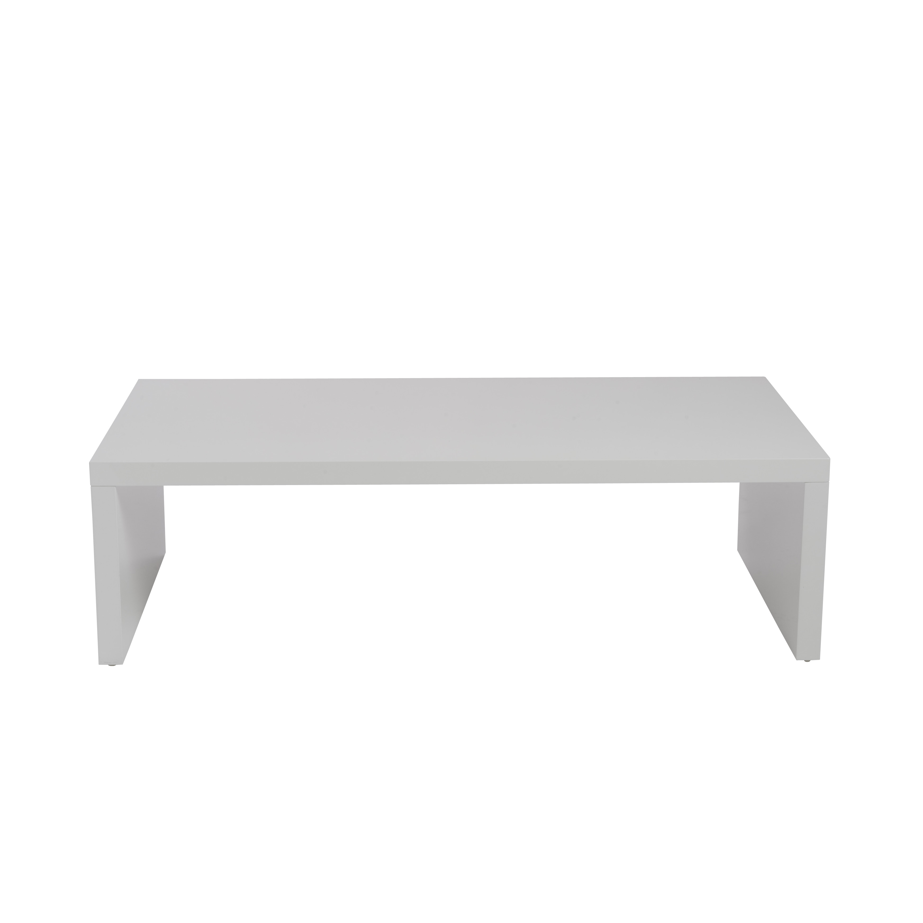 Euro Style Abby High Gloss White Wood Rectangle Coffee Table Euro Style Abby High Gloss White Wood Rectangle Coffee Table Free Shipping Today 12991462