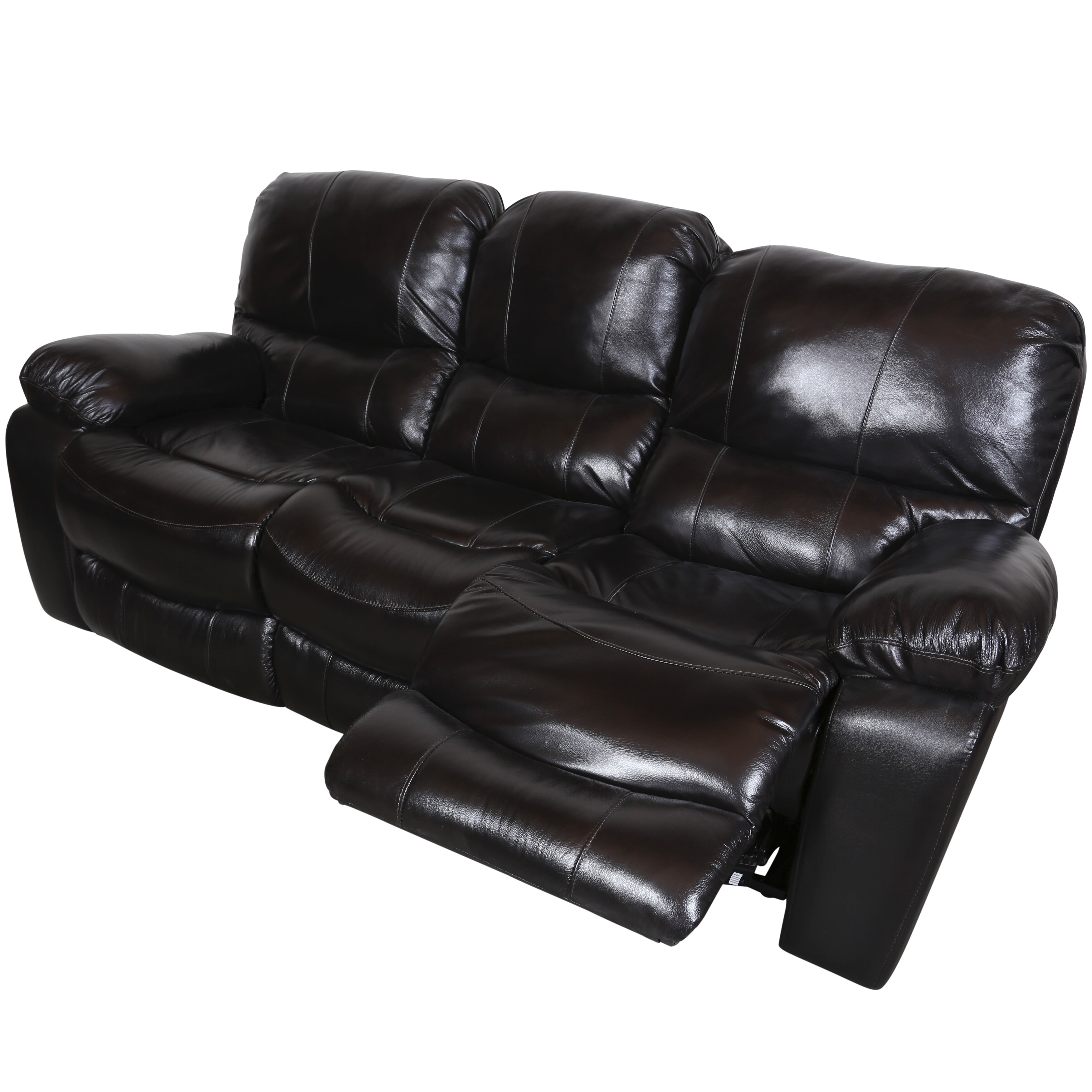 Porter Ramsey Black Cherry Top Grain Leather Dual Porter Ramsey Black Cherry Top Grain Leather Dual Reclining Sofa On Free Shipping Today 13000571