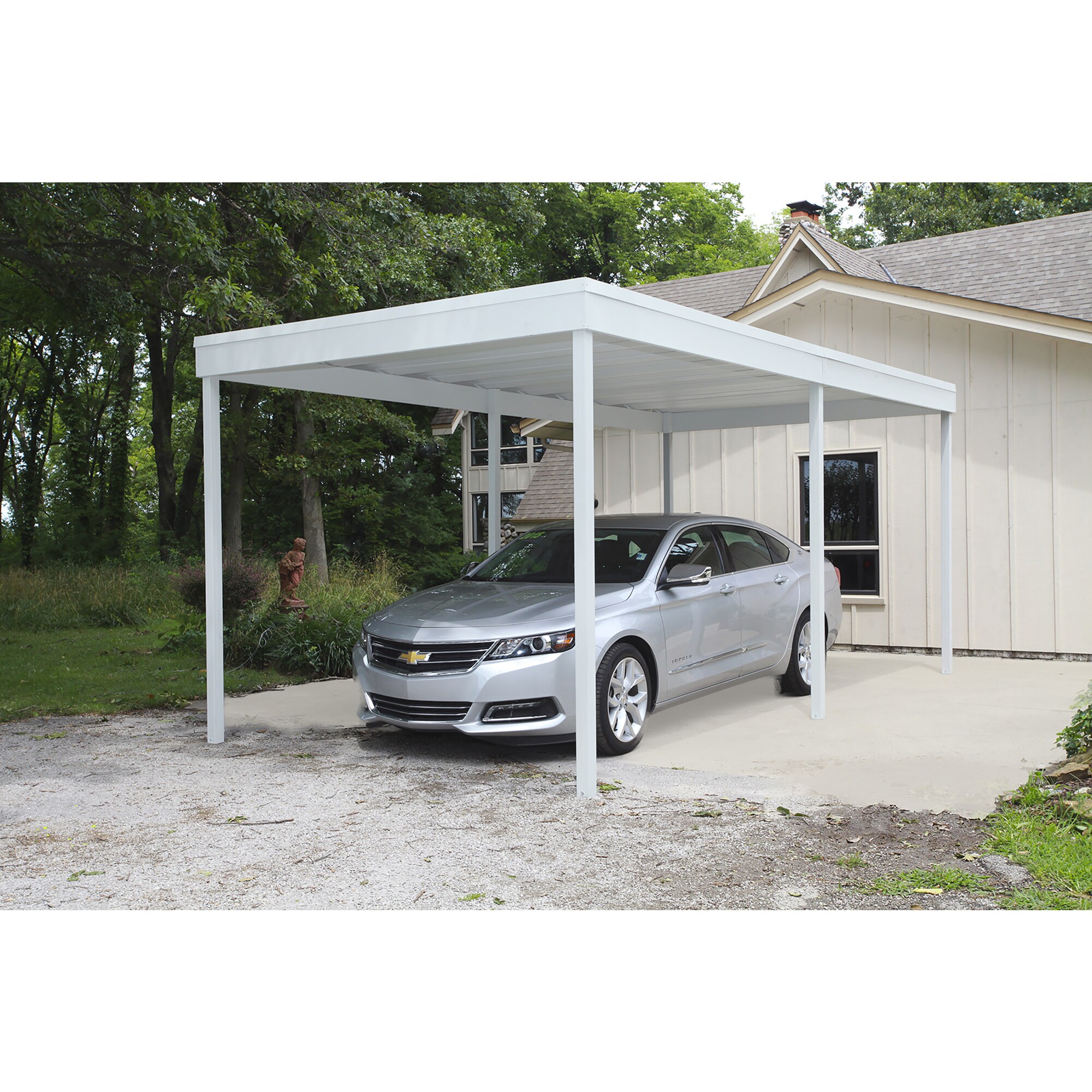 Shop Arrow Shed Free Standing Car Port 10 Wide X 10 Long