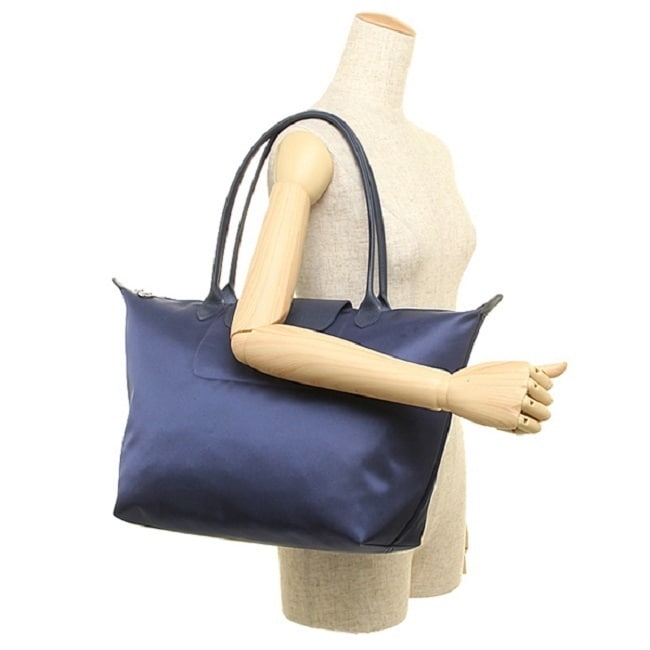 Longchamp Le Pliage Neo Navy Blue Nylon Tote Bag