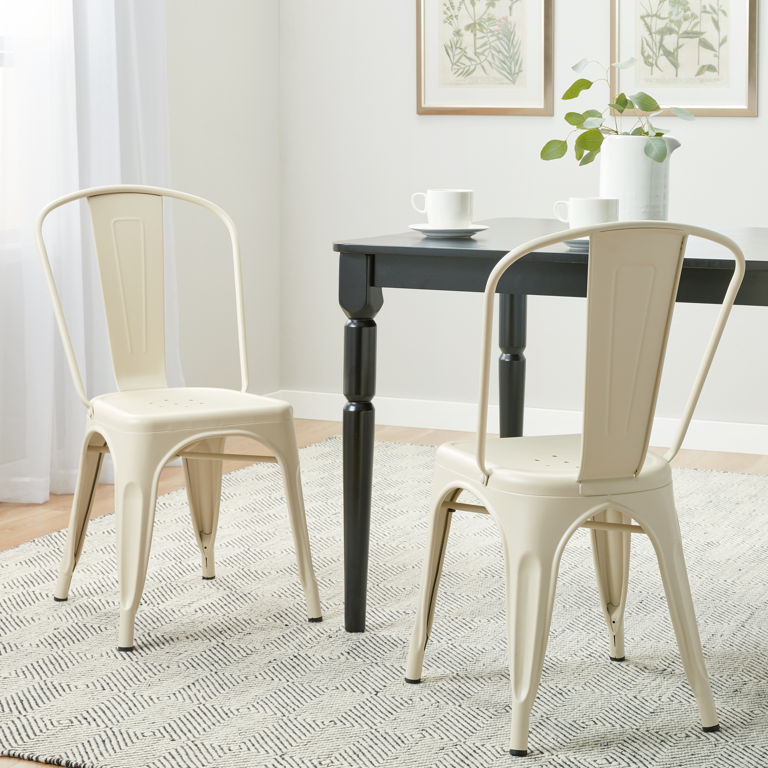 Tabouret Bistro Cream Dining Chairs Set Of 2 Free Shipping Tabouret Bistro Cream Dining Chairs Set Of 2 Free Shipping Today 13134606