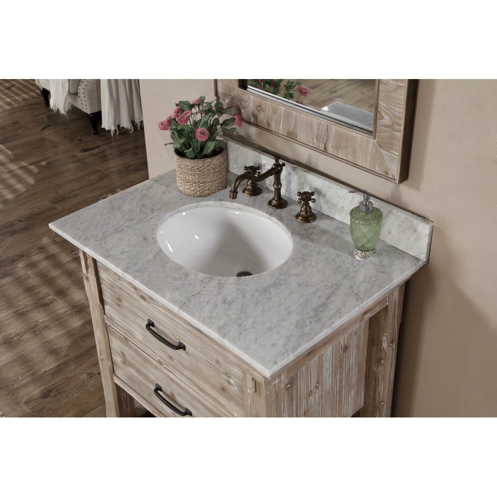 Infurniture Rustic Style 30 Inch Single Sink Bathroom Vanity Infurniture Rustic Style 30 Inch Single Sink Bathroom Vanity Free Shipping Today 13189378