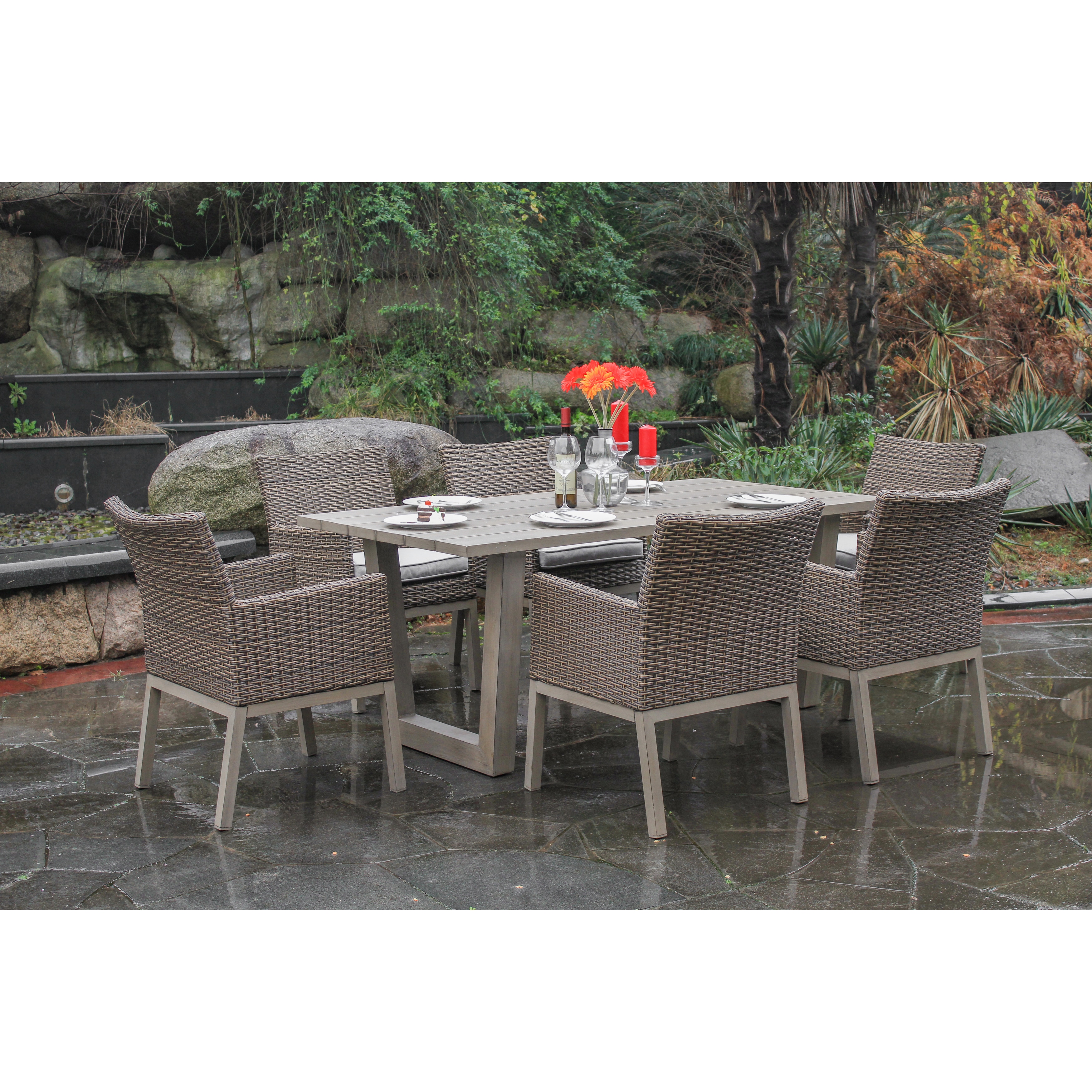 Palo Alto Wicker Outdoor Dining Chairs Set Of 2 Free Palo Alto Wicker Outdoor Dining Chairs Set Of 2 Free Shipping Today 13218747