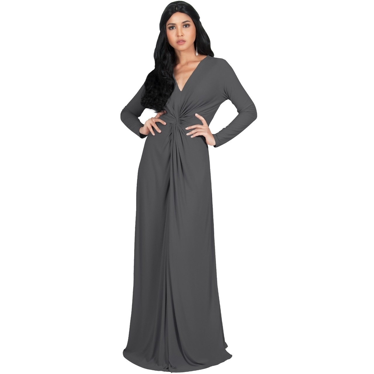 Long Sleeve Semi Formal Dress