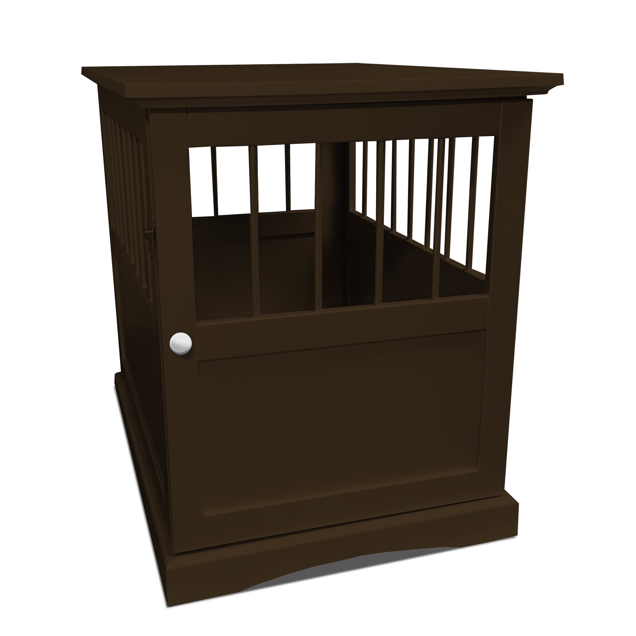 Furhaven Dog Crate Furniture End Table Espresso Free Furhaven Dog Crate Furniture End Table Espresso