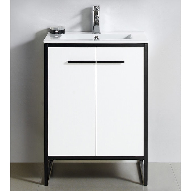 Vdara 24 White Bathroom Vanity Cabinet Set Free Shipping Vdara 24 White Bathroom Vanity Cabinet Set