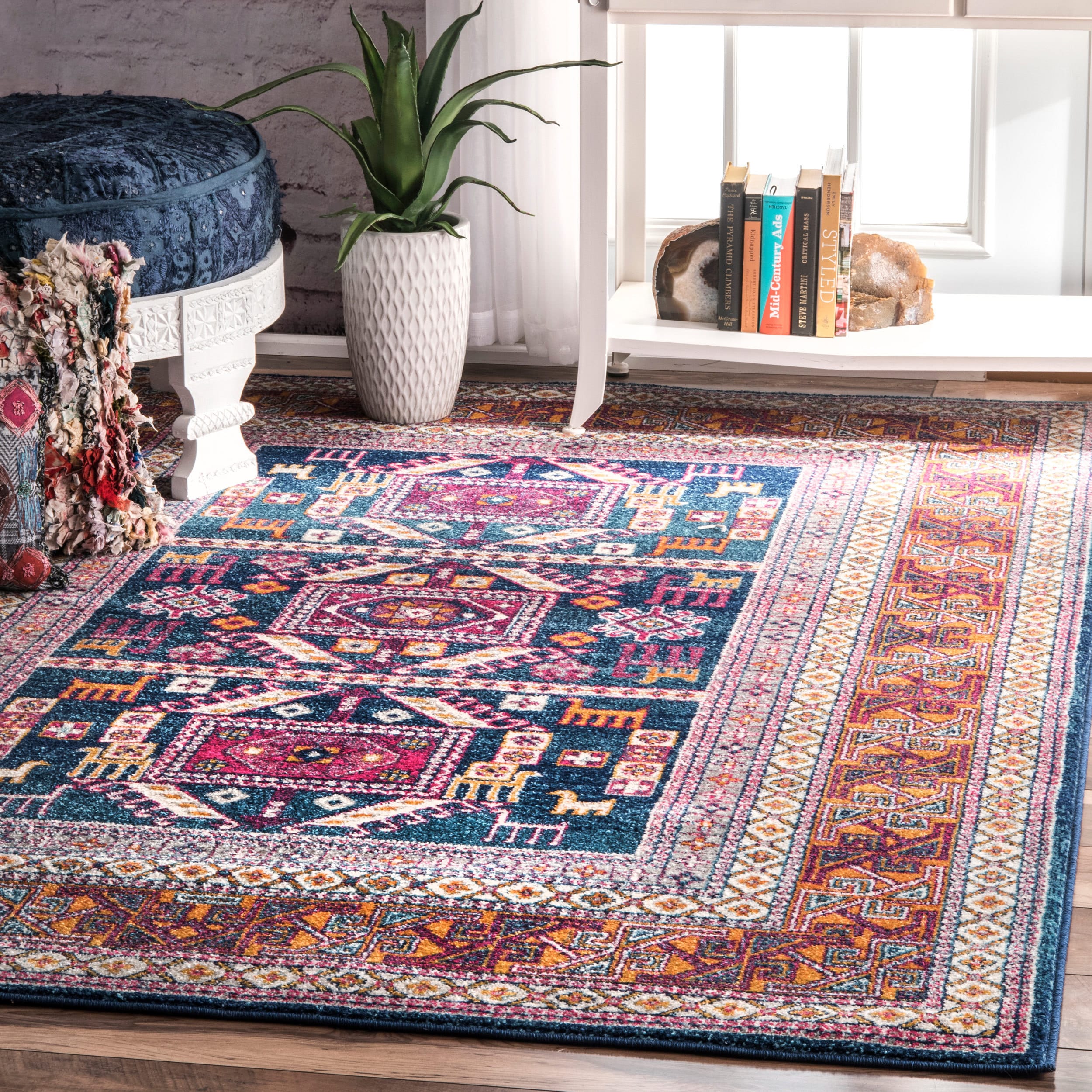 Nuloom Navy Southwestern Bohemian Tribal Tale Area Rug 4 X 6 Nuloom Navy Southwestern Bohemian Tribal Tale Area Rug 4 X 6 On Free Shipping Today 13392293