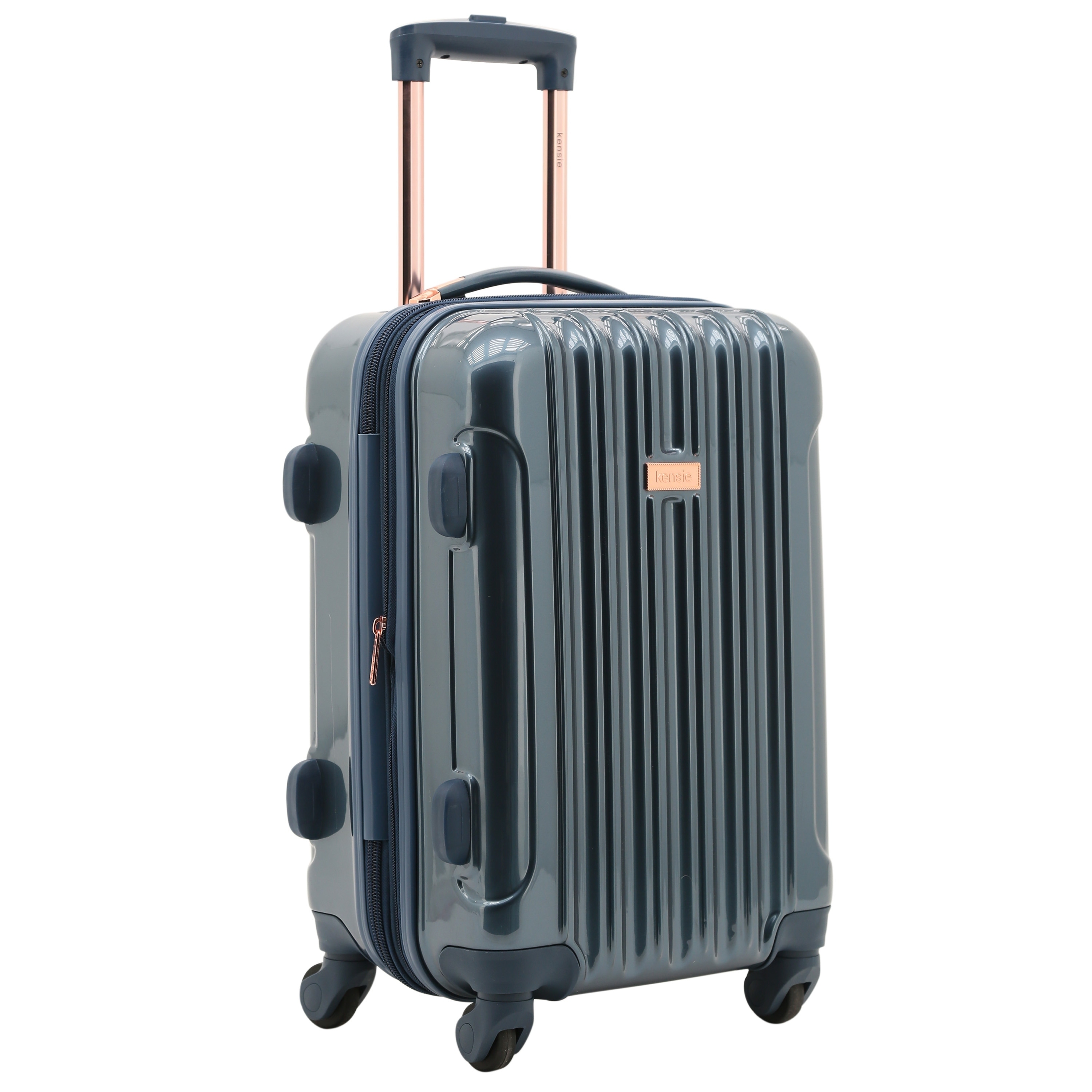 kensie metallic luggage set