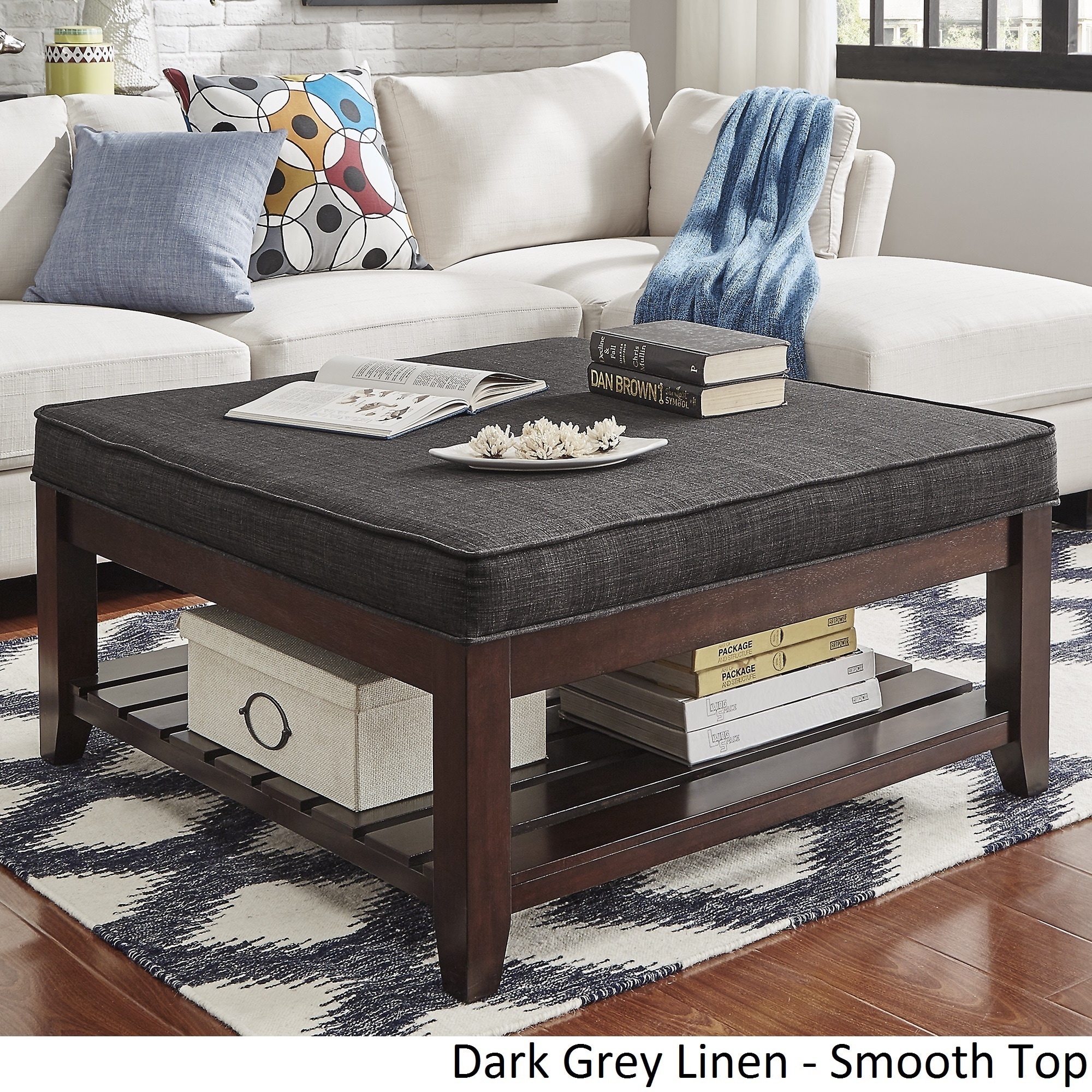 Lennon Espresso Planked Storage Ottoman Coffee Table By Inspire Lennon Espresso Planked Storage Ottoman Coffee Table By Inspire Q Clic On Free Shipping Today 13447189