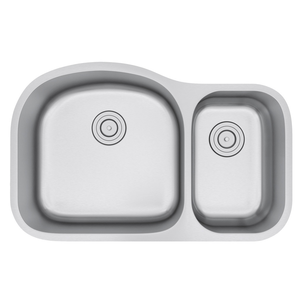Exclusive Heritage 32 X 21 Double Bowl 70 30 Undermount Exclusive Heritage 32 X 21 Double Bowl 70 30 Undermount Stainless Steel Kitchen Sink Free Shipping Today 13456122