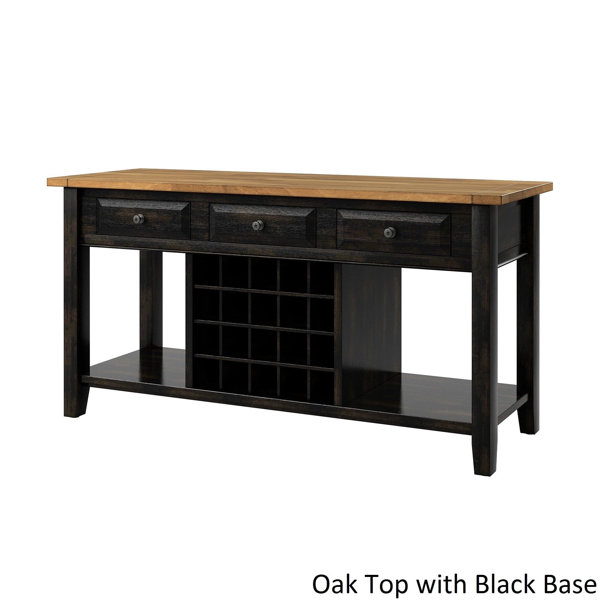 Eleanor Two Tone Wood Wine Rack Buffet Server By Inspire Q Eleanor Two Tone Wood Wine Rack Buffet Server By Inspire Q Clic Free Shipping Today 13476809