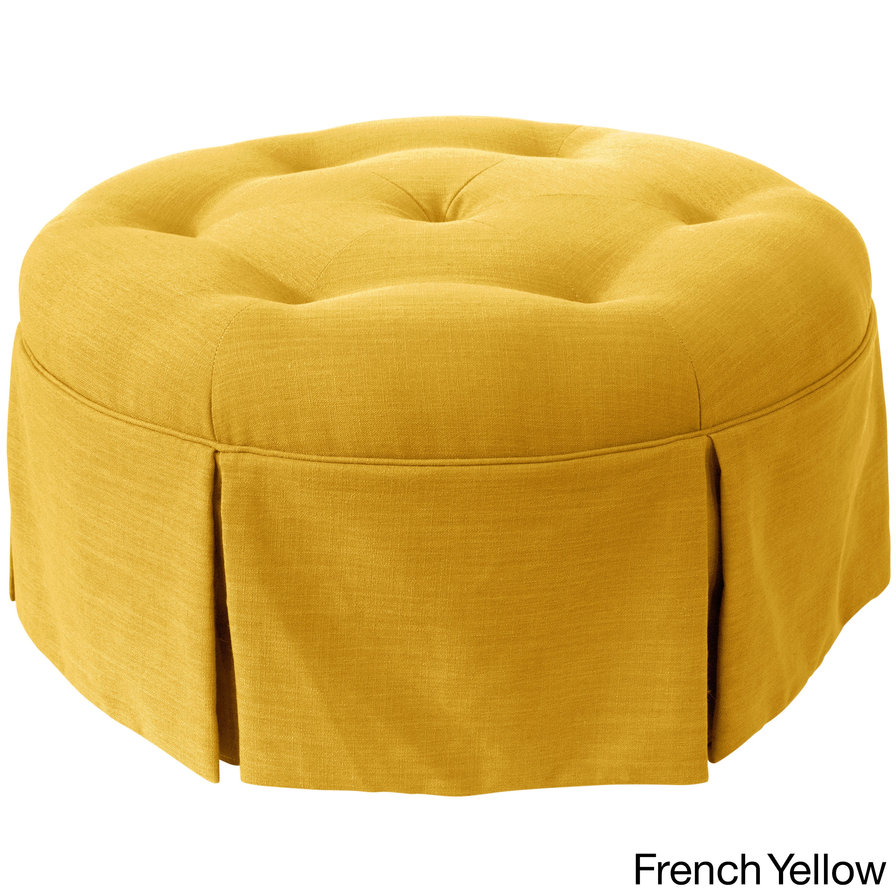Skyline Furniture Linen Fabric Modern Ottoman In On Skyline Furniture Linen Fabric Modern Ottoman In On Free Shipping Today 13489171