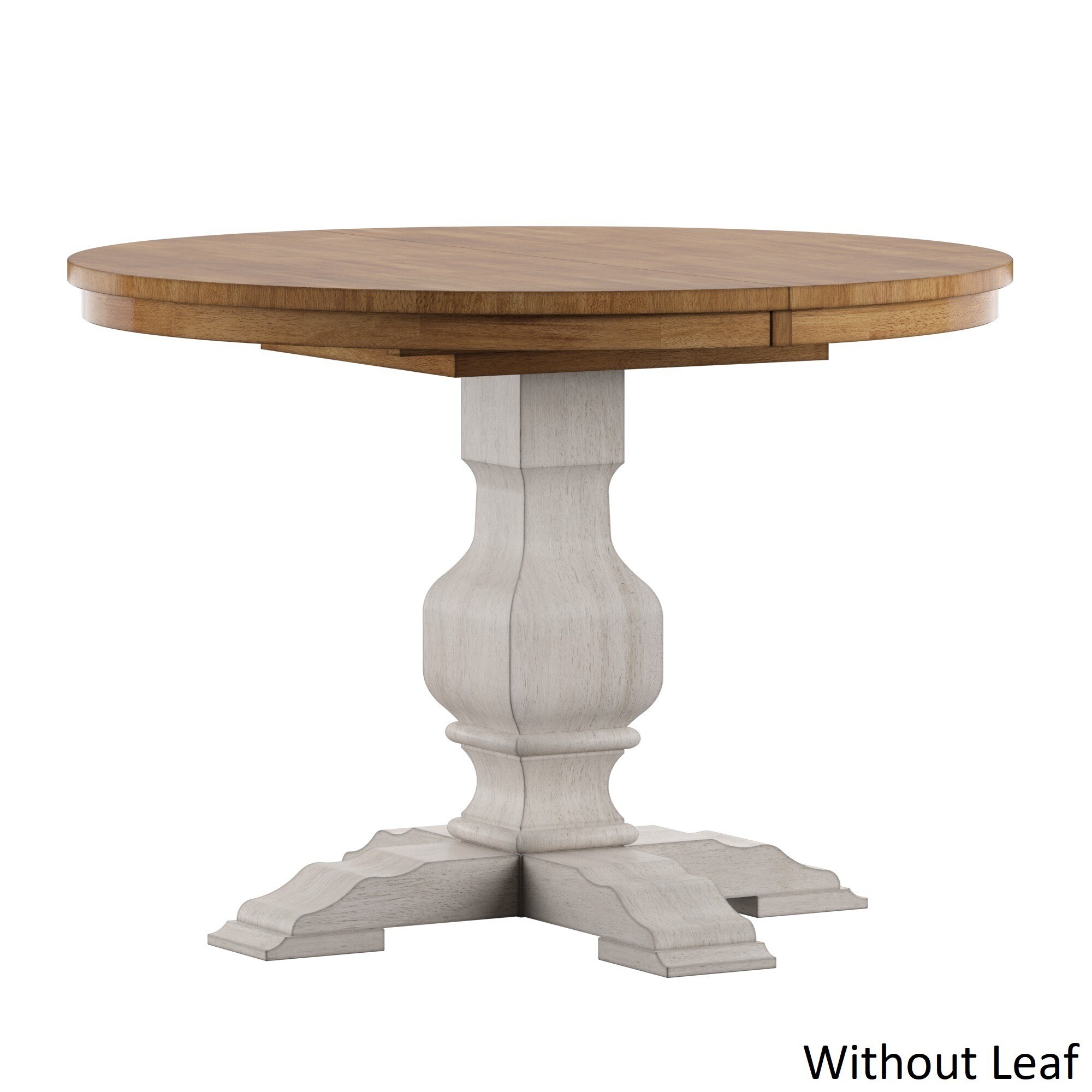 Shop Eleanor Two Tone Oval Solid Wood Top Extending Dining Table By Shop Eleanor Two Tone Oval Solid Wood Top Extending Dining Table By