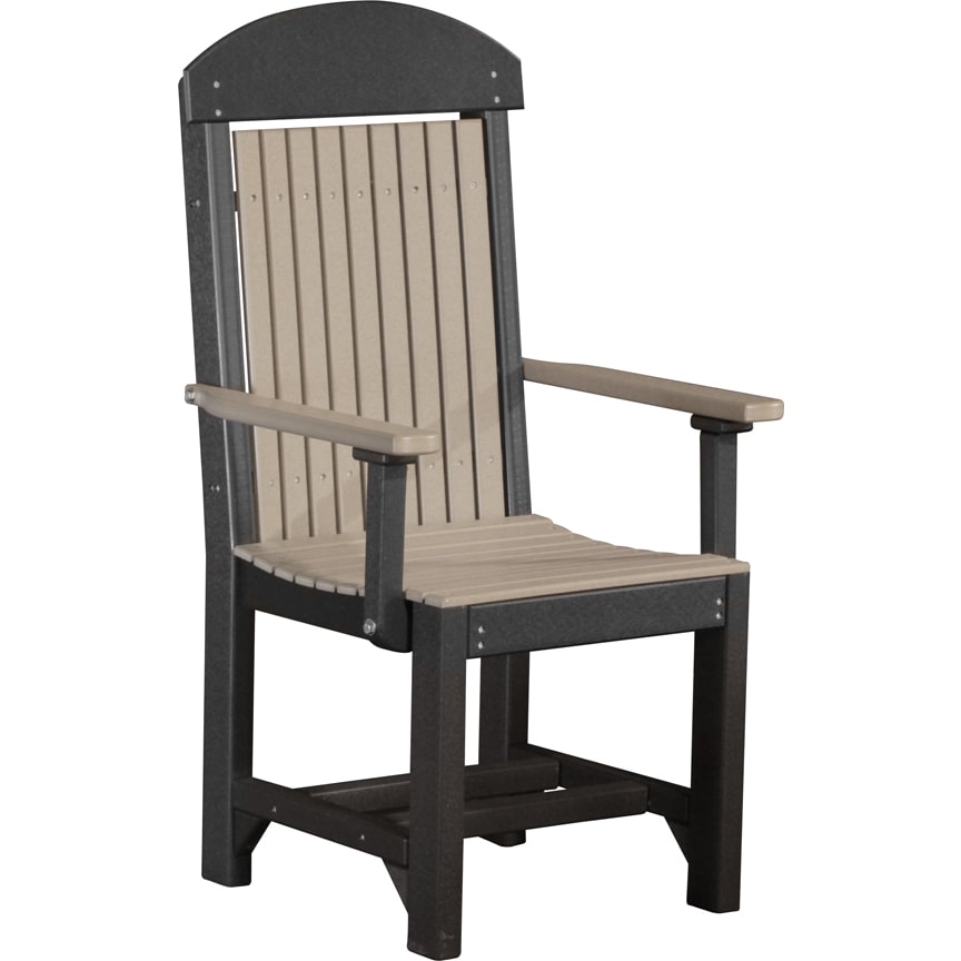 Set Of 2 Poly Outdoor High Back Dining Height Captain Chairs Set Of 2 Poly Outdoor High Back Dining Height Captain Chairs Free Shipping Today 13730457