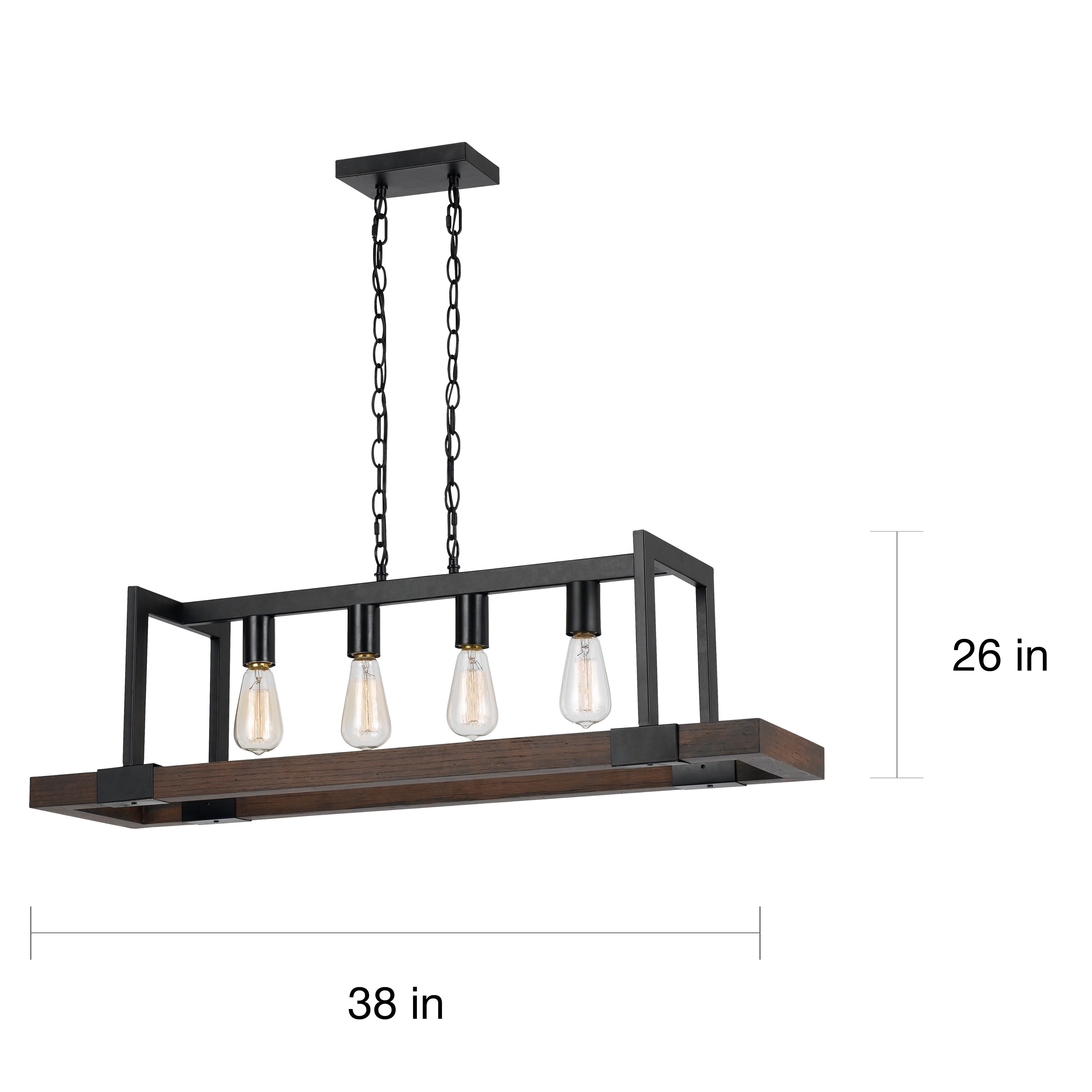 Antonio Bronze Wood Metal Rustic Style 4 Light Chandelier Antonio Bronze Wood Metal Rustic Style 4 Light Chandelier Free Shipping Today 13742422
