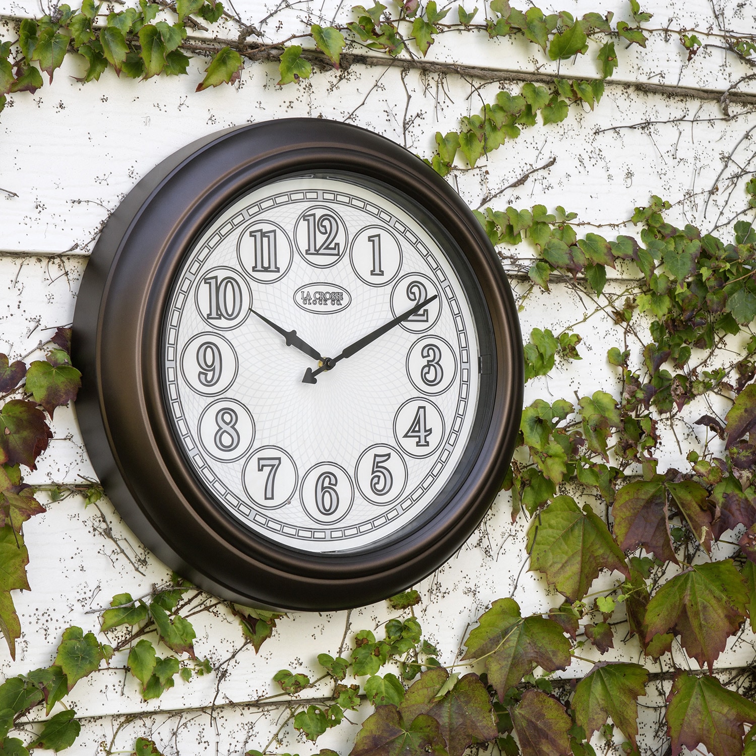 La Crosse Clock 404 3246br 18 In Indoor Outdoor Og Lighted La Crosse Clock 404 3246br 18 In Indoor Outdoor Og Lighted Dial Wall Antique Bronze Finish Free Shipping Today