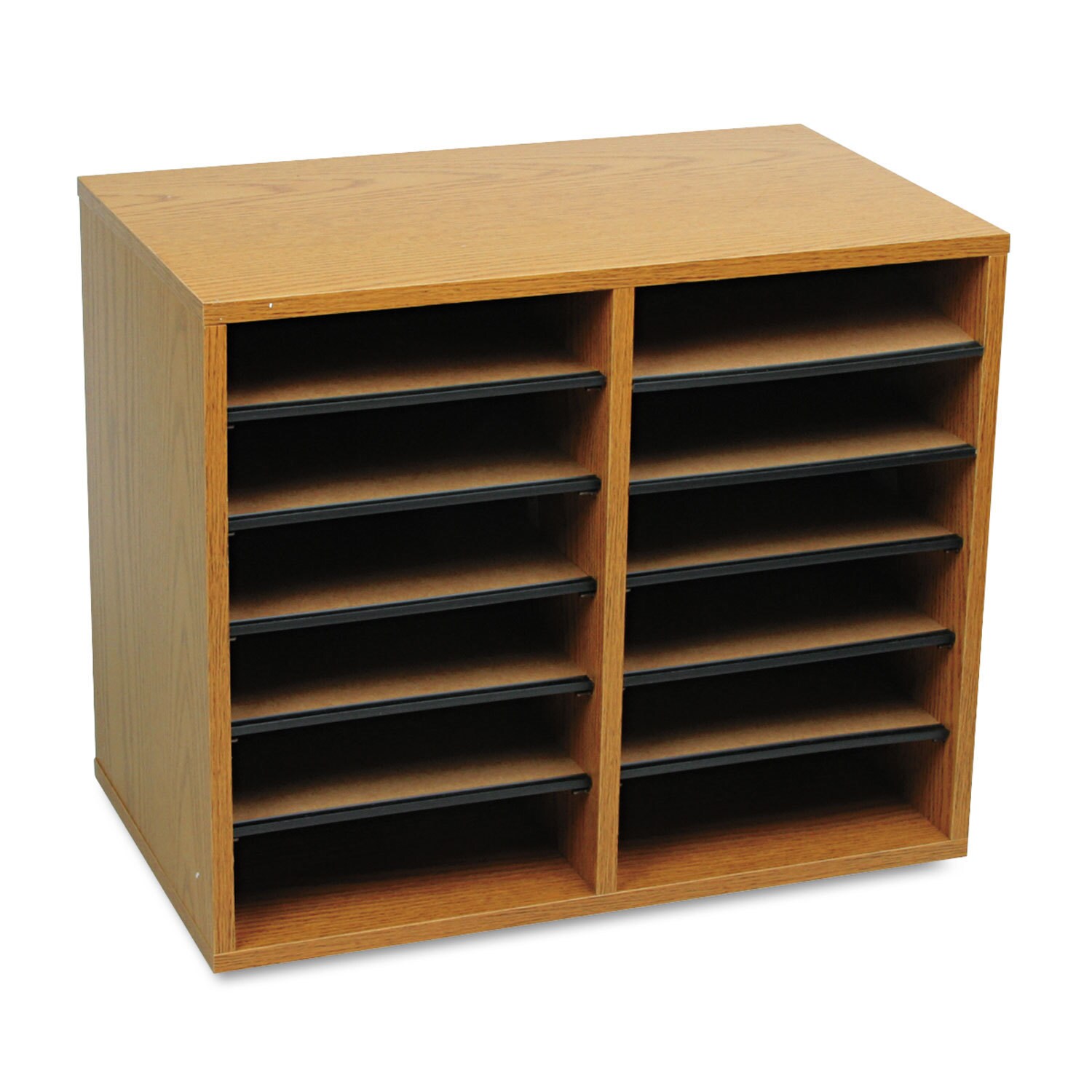 Safco Wood Fiberboard Literature Sorter 12 Sections 19 5 8 X 11 Safco Wood Fiberboard Literature Sorter 12 Sections 19 5 8 X 11 7 16 1 Oak Free Shipping Today 14002366