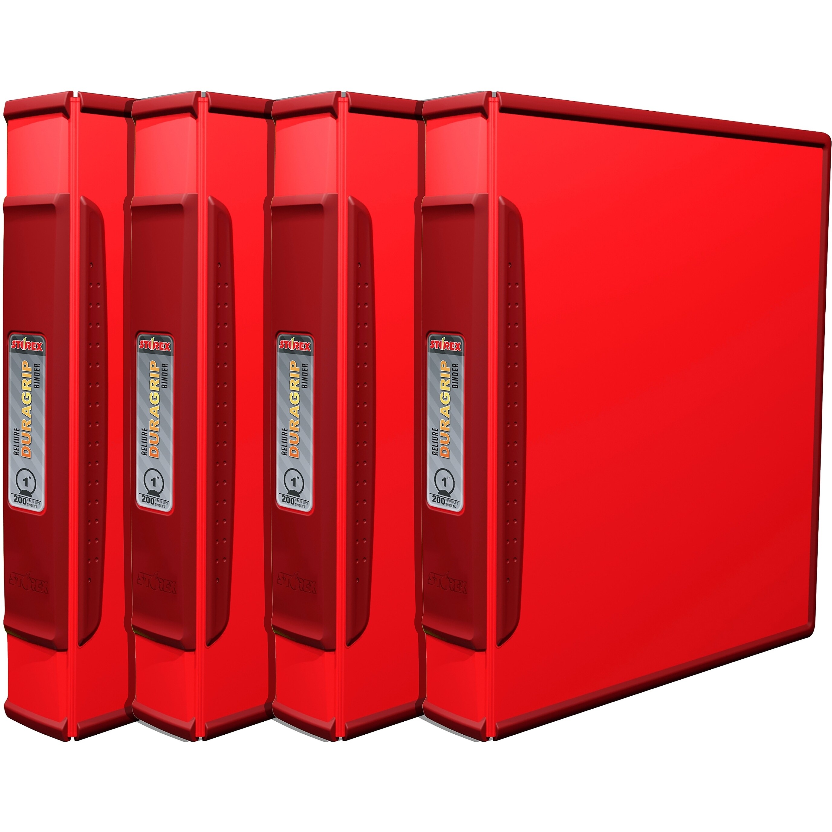shop storex duragrip binder