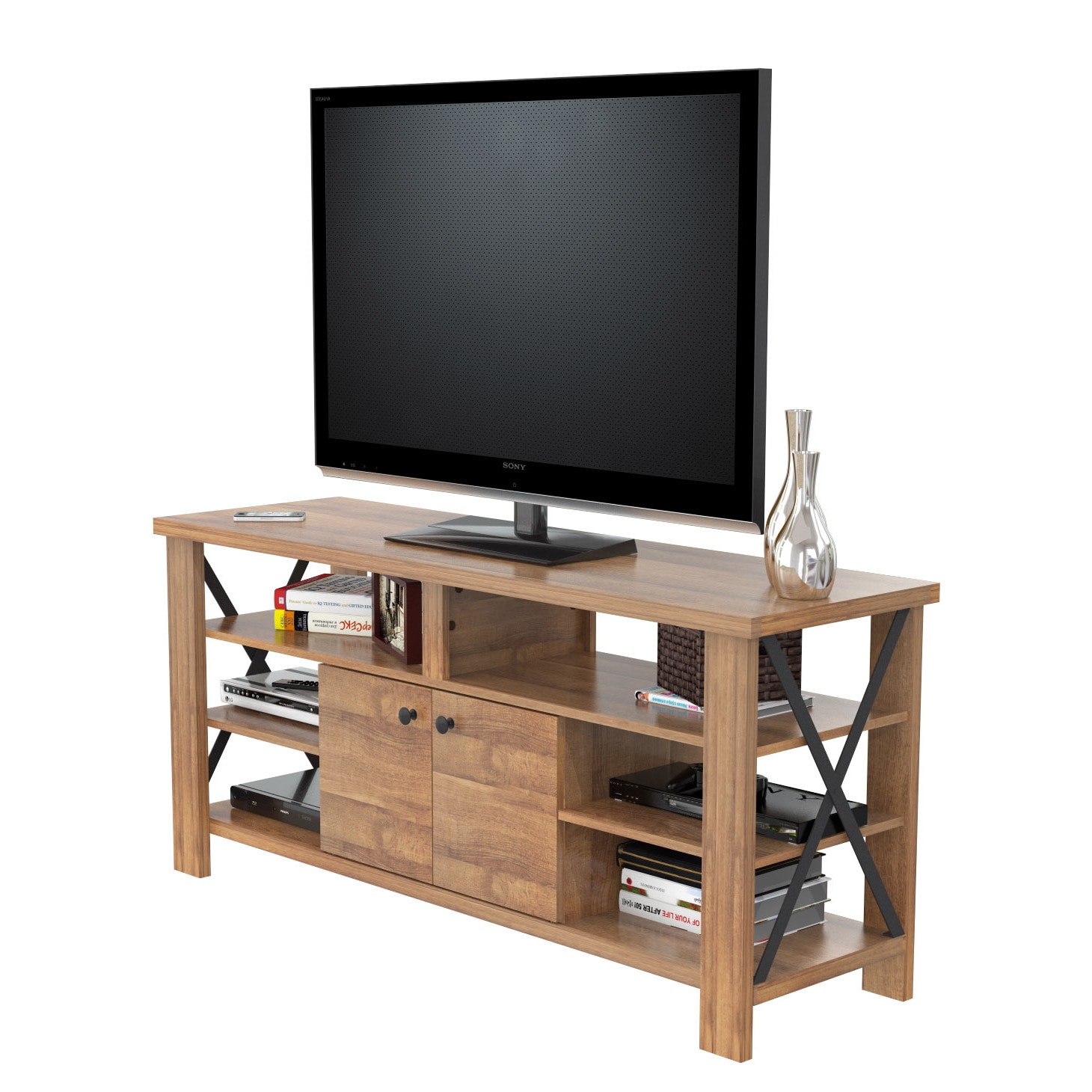 Inval Urban Open Back Transitional Tv Stand On Free Inval Urban Open Back Transitional Tv Stand On Free Shipping Today 14036036