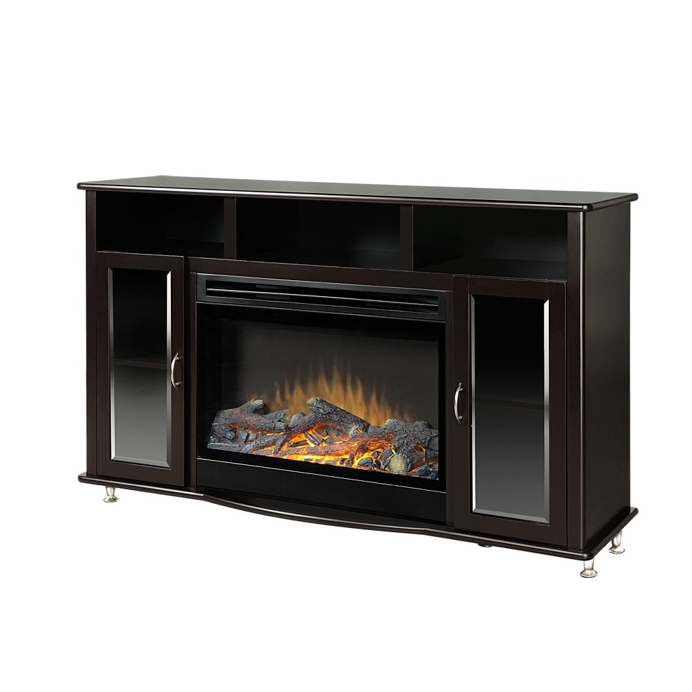 American Furniture Clics Espresso Black Entertainment Center American Furniture Clics Espresso Black Entertainment Center And Electric Fireplace