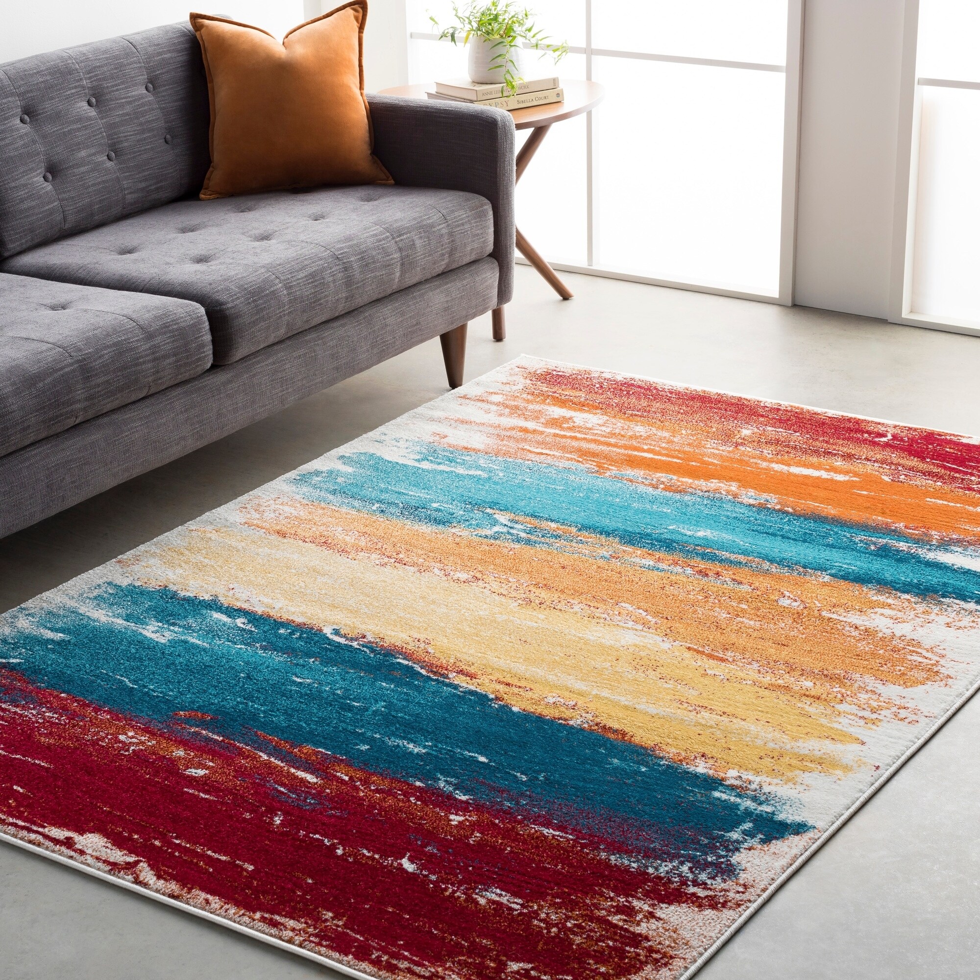 Drew Vibrant Modern Area Rug