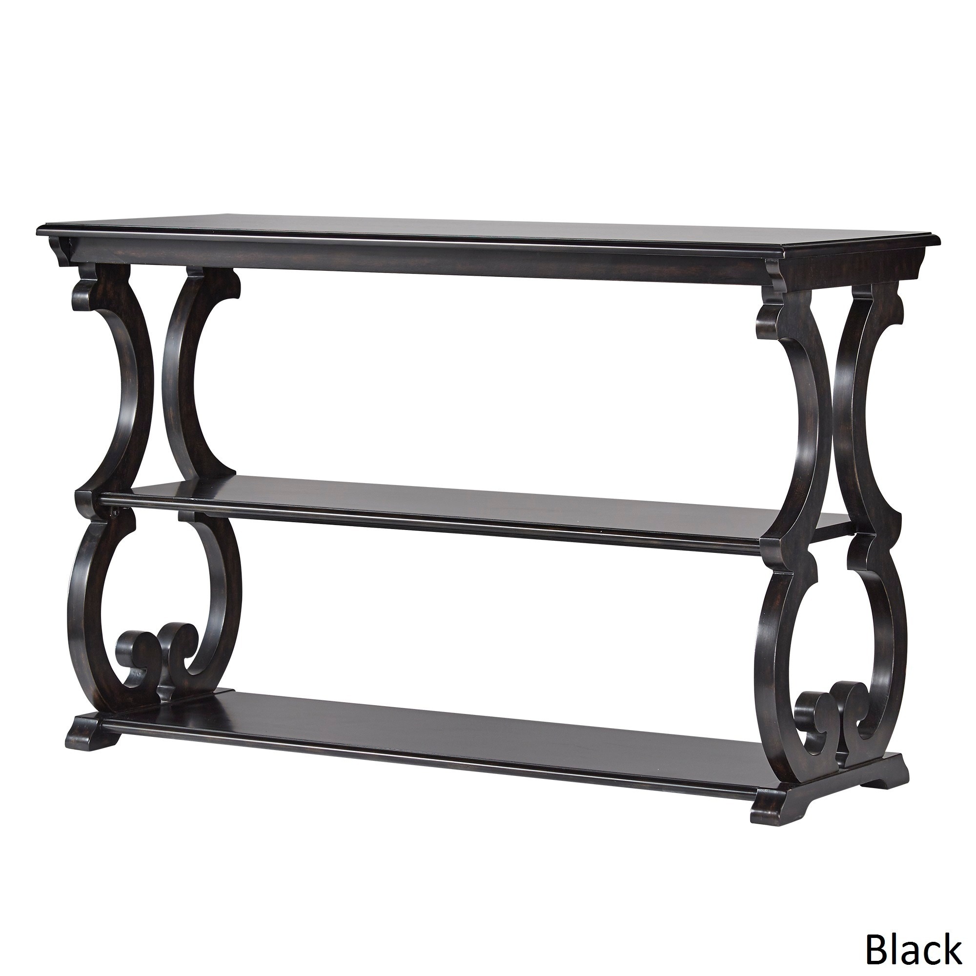 Shop Lorraine Wood Scroll TV Stand Sofa Table By INSPIRE Q Classic
