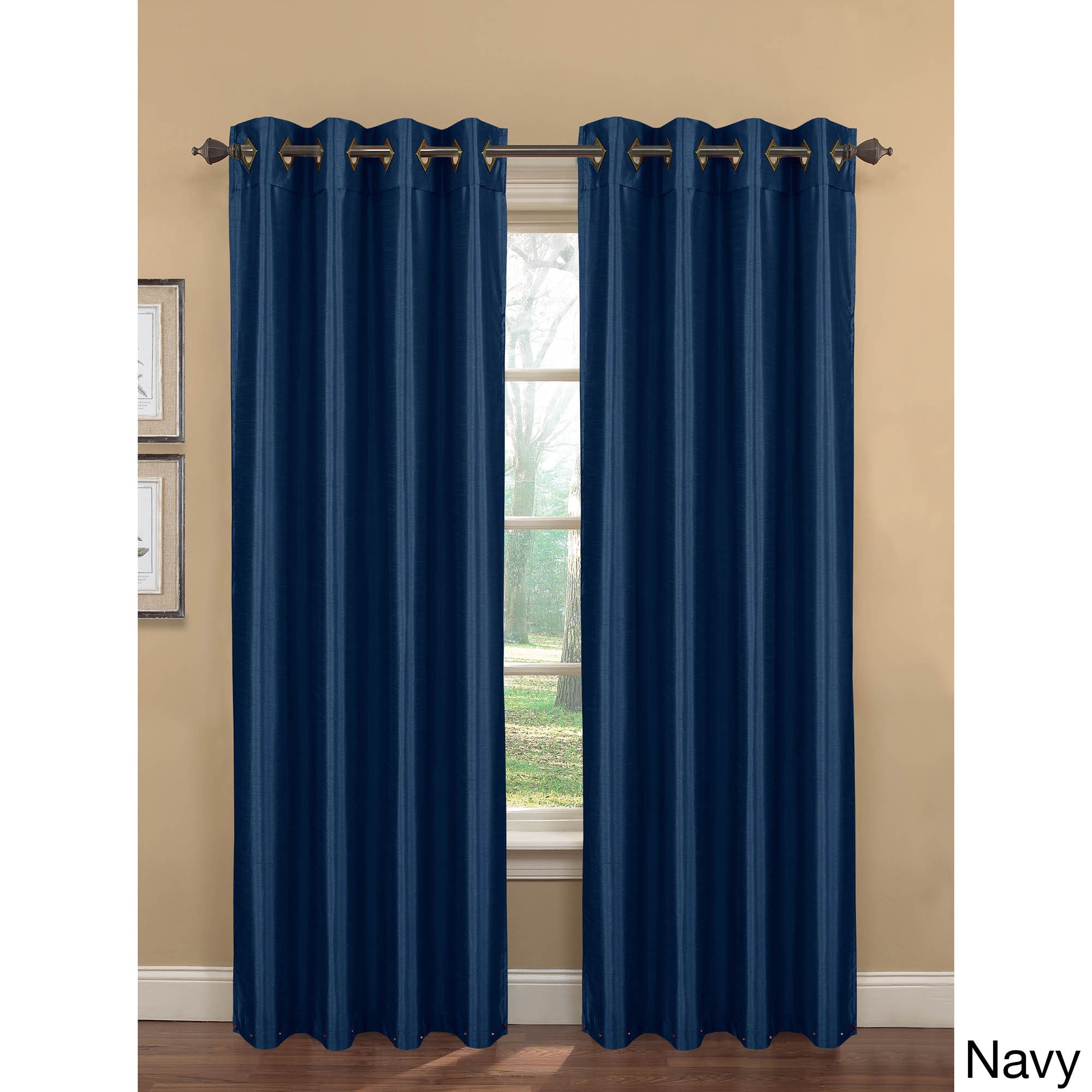 Window Elements Kim 96 Inch Extra Wide Grommet Curtain Panel Window Elements Kim 96 Inch Extra Wide Grommet Curtain Panel Set Of 2 54 X Free Shipping Today 14155486