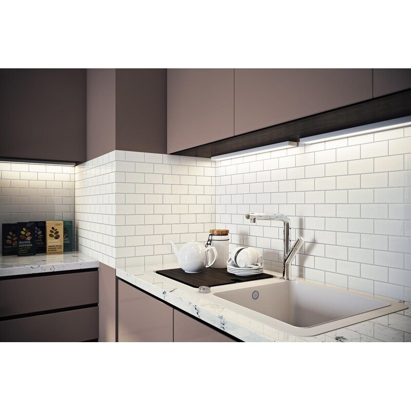 Giorbello White Porcelain 2x4 Inch Subway Tiles 16 5 Sq Ft Giorbello White Porcelain 2x4 Inch Subway Tiles 16 5 Sq Ft Free Shipping On Orders Over 45 14227143