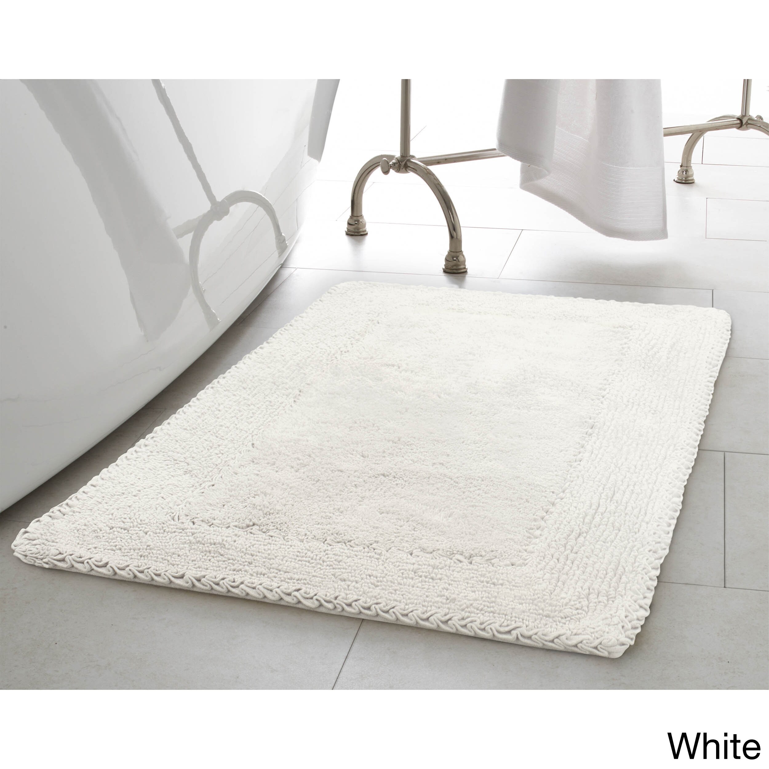 Laura Ashley Ruffle Cotton 20 X 34 Inch Bath Rug Free Laura Ashley Ruffle Cotton 20 X 34 Inch Bath Rug Free Shipping On Orders Over 45 14228309