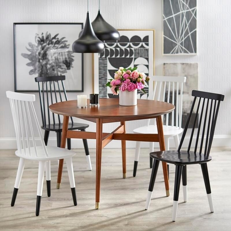 Angelo Home Allen Mid Century Dining Table Free Shipping Angelo Home Allen Mid Century Dining Table