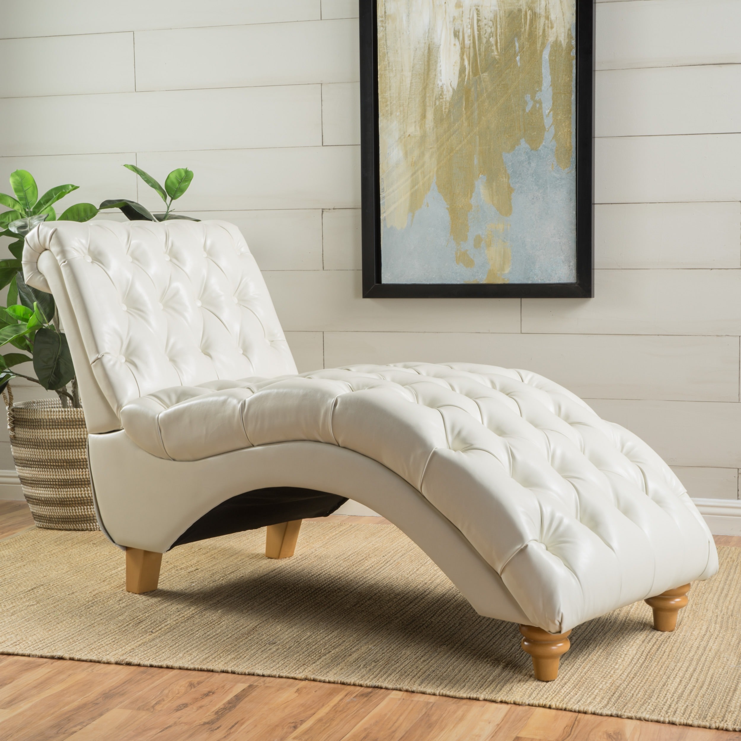 Rhodes Tufted Faux Leather Chaise Lounge Chair By Christopher Rhodes Tufted Faux Leather Chaise Lounge Chair By Christopher Knight Home On Free Shipping Today 14271793