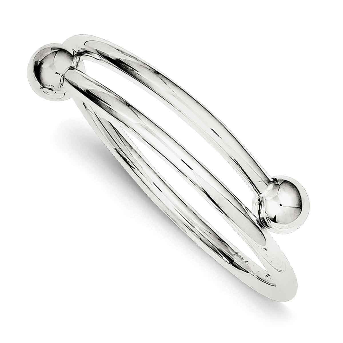 Sterling Silver Baby Bangle Bracelet By Versil Free Shipping Sterling Silver Baby Bangle Bracelet By Versil Free Shipping On Orders Over 45 14395885
