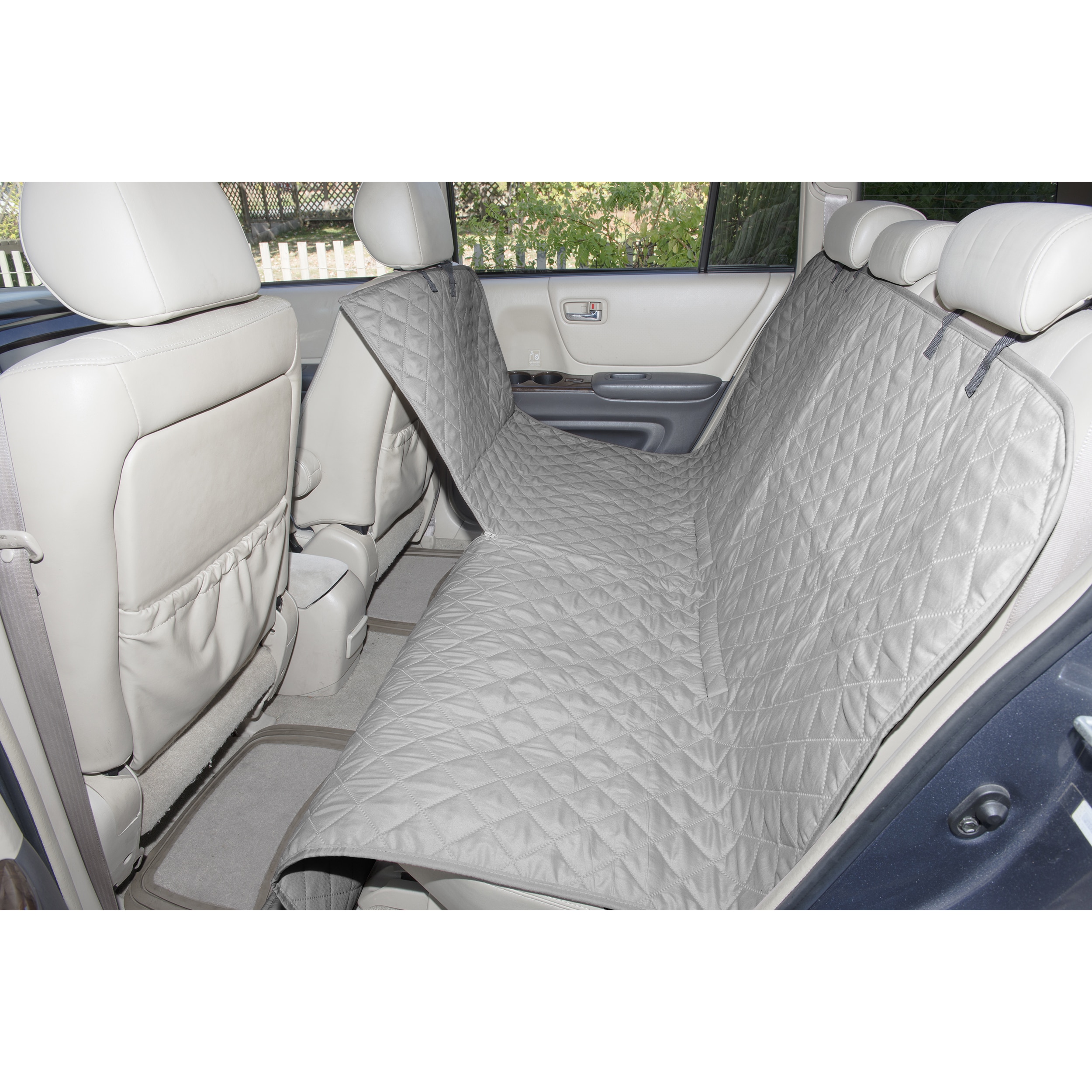 Quilted Pet Dog Car Rear Seat Cover Protector For Honda Jazz ALL YEARS