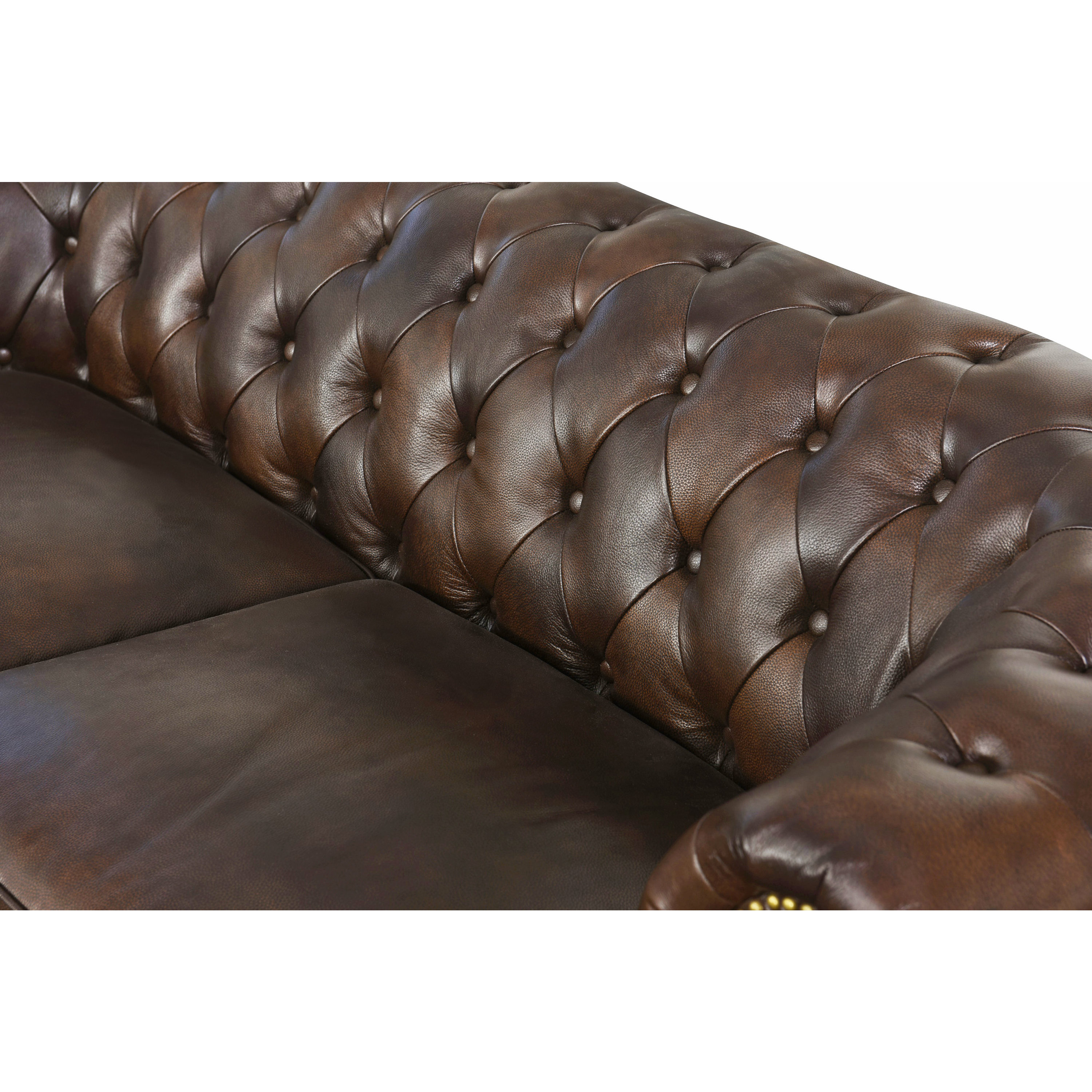 Abbyson Montego Top Grain Leather Tufted Sofa On Free Abbyson Montego Top Grain Leather Tufted Sofa On Free Shipping Today 14458091
