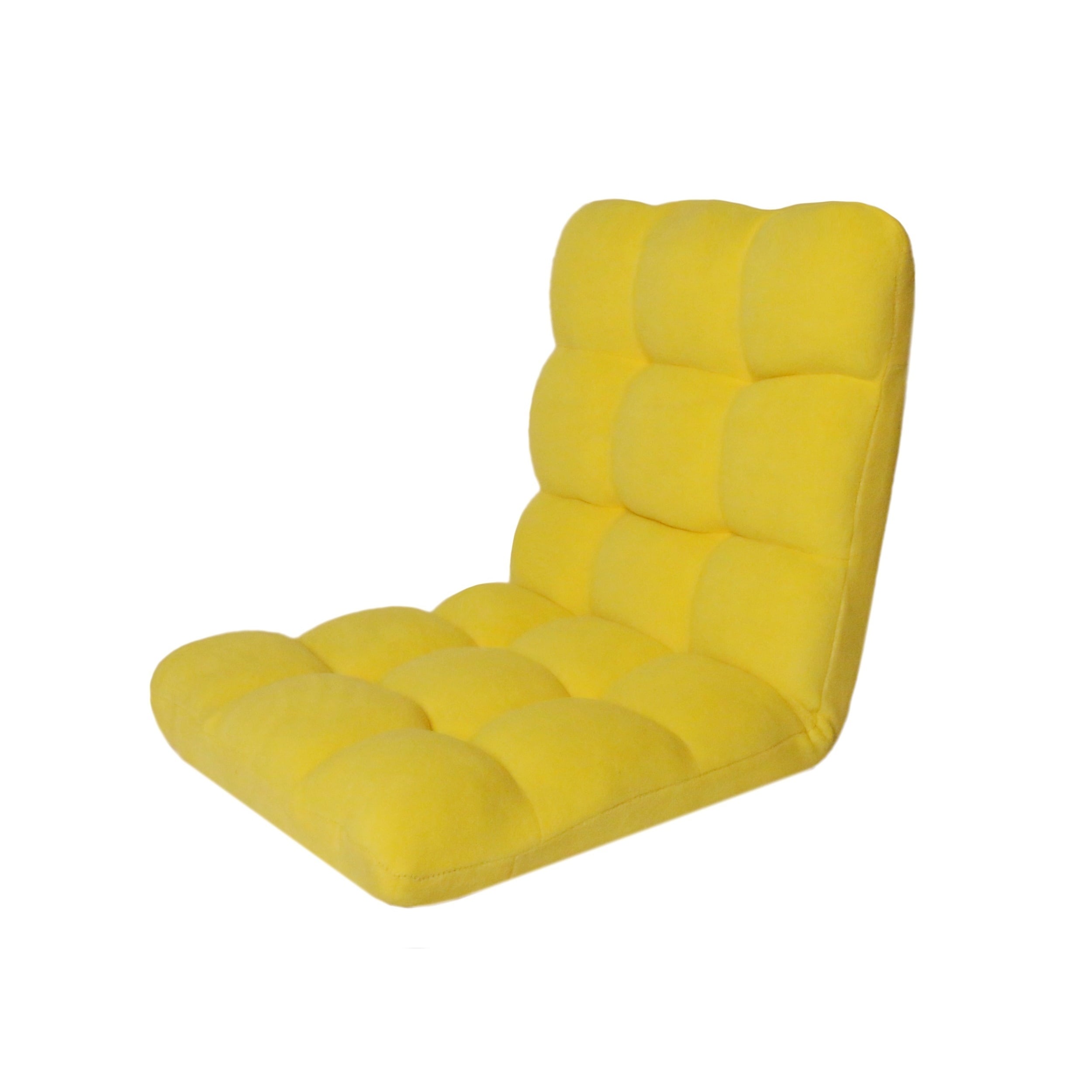 Shop Chic Home Armless Quilted Recliner Chair Yellow On Sale