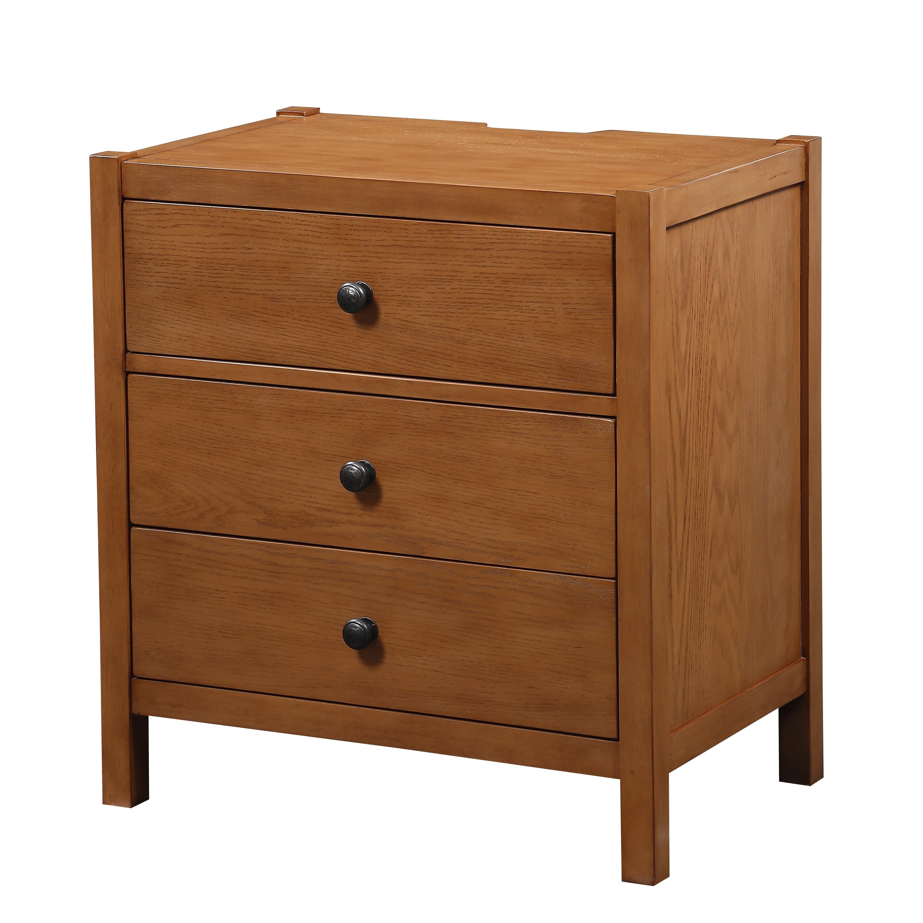Linwood 3 Drawer Oak Nightstand Free Shipping Today Linwood 3 Drawer Oak Nightstand Free Shipping Today 14504620