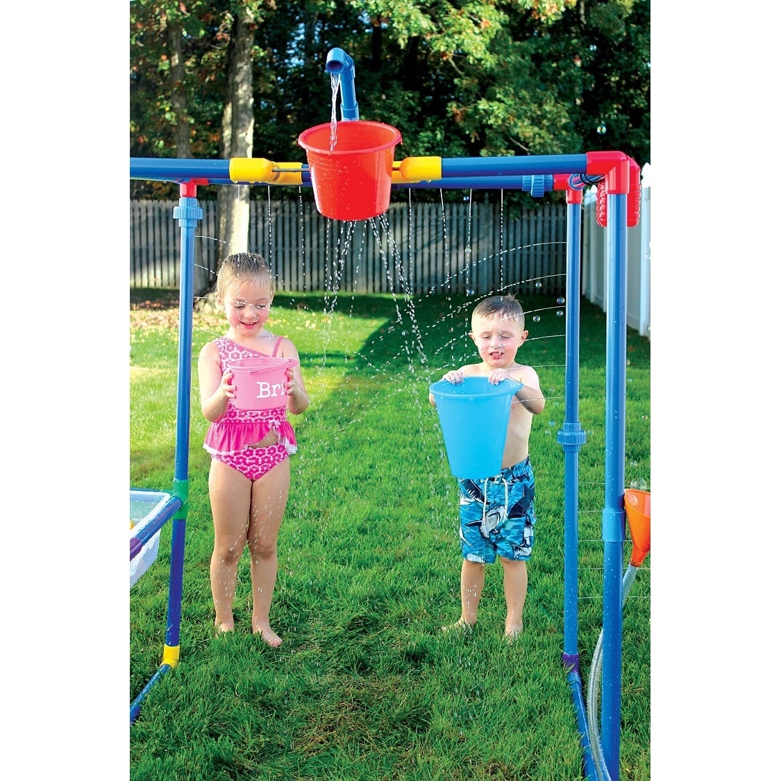 Shop Buckets Of Fun 6 In 1 Backyard Waterpark Free Shipping Today