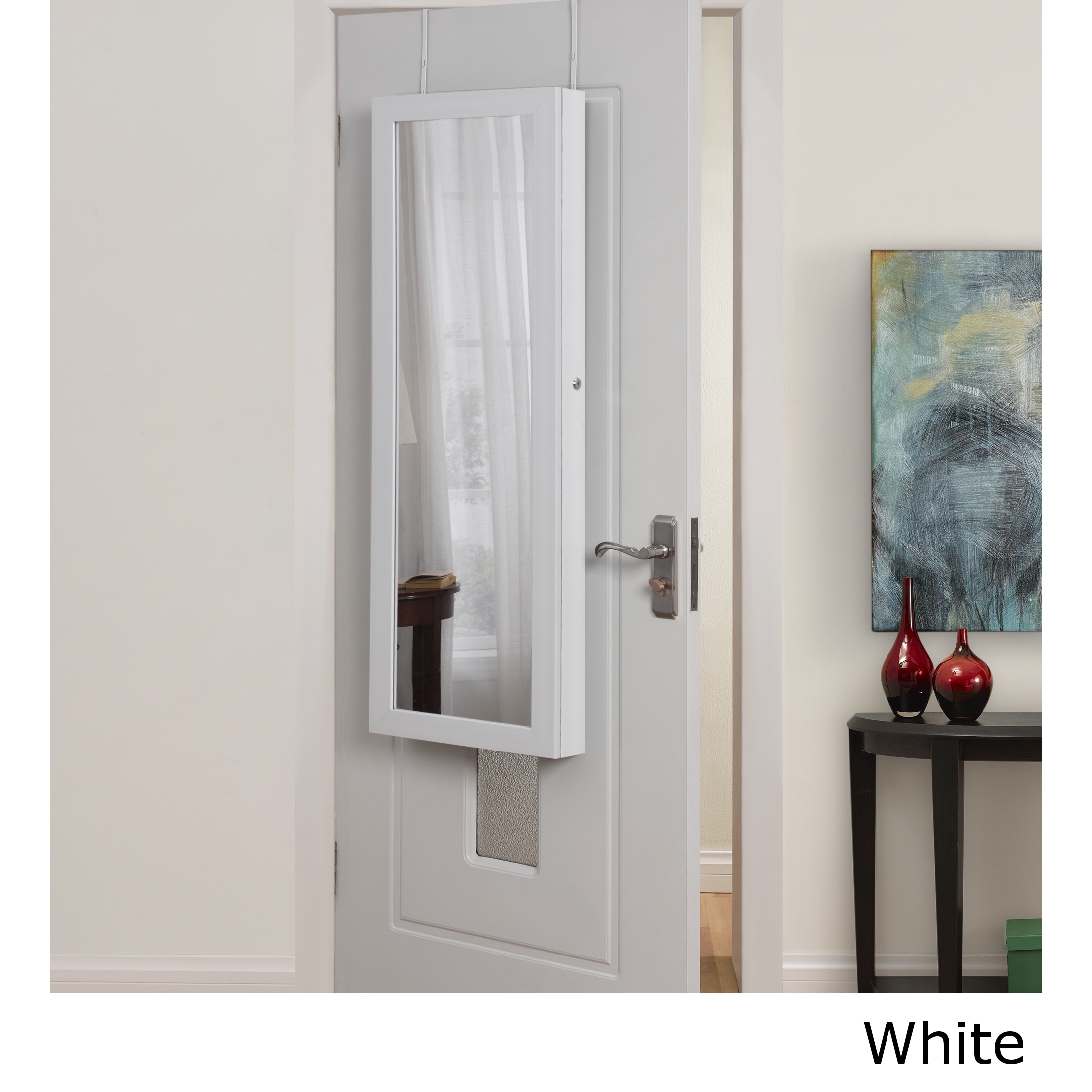 Halle Over The Door Hanging Jewelry Armoire On Free Halle Over The Door Hanging Jewelry Armoire On Free Shipping Today 14517155