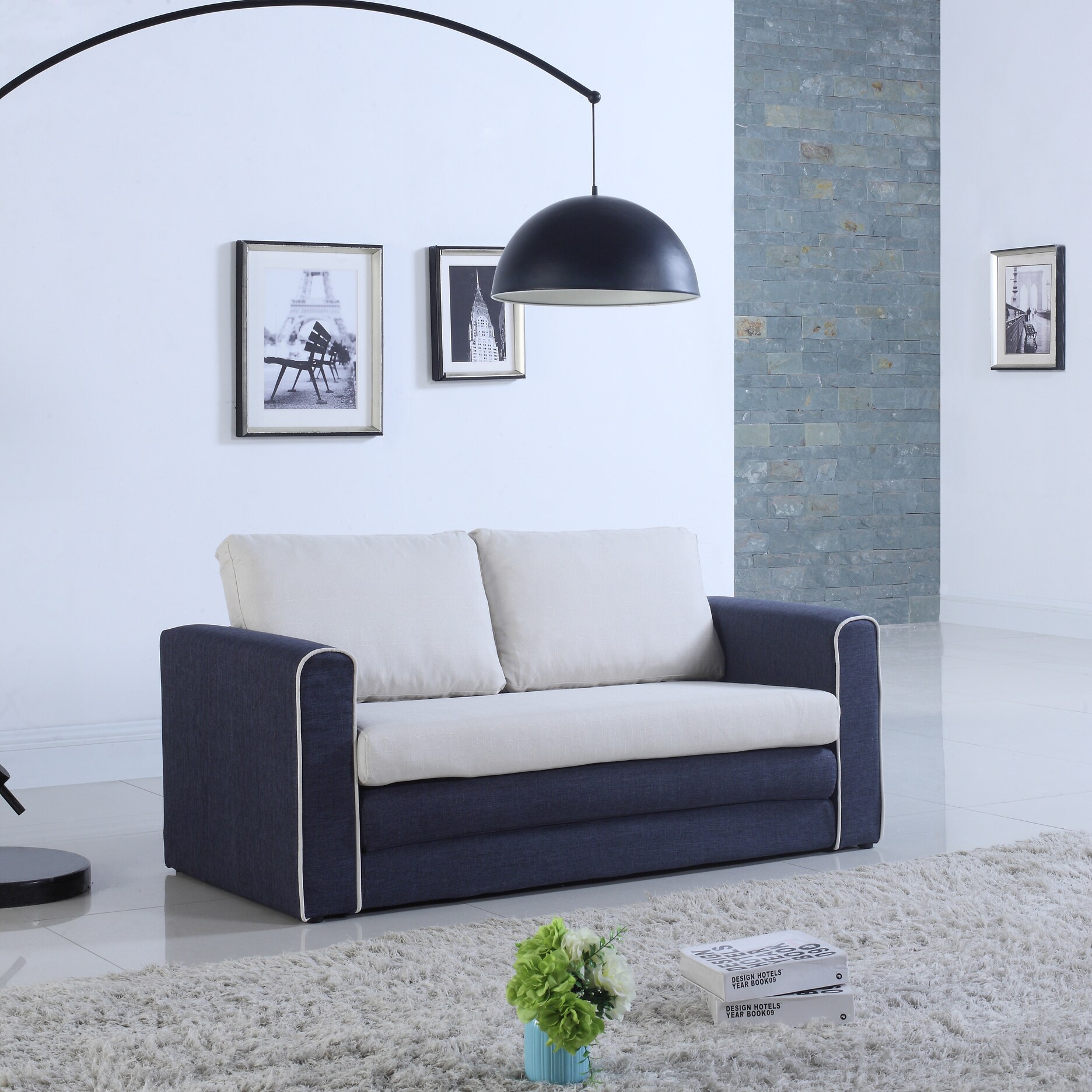 Modern Two Tone Sofa Bed