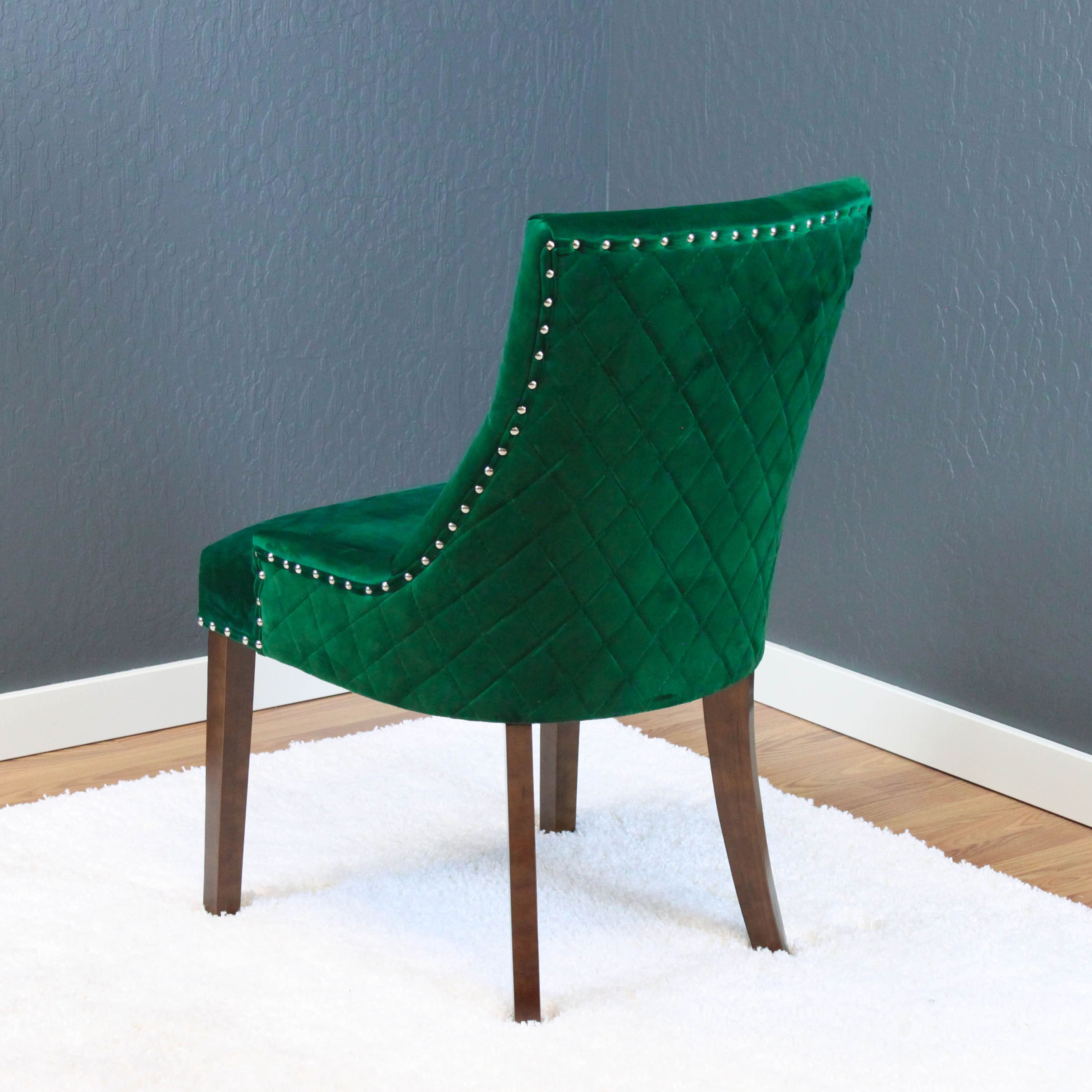 Velvet Dining Chairs Part - 22: Lemele Tufted Velvet Dining Chairs (Set Of 2) - Free Shipping Today - Overstock.com - 21125790