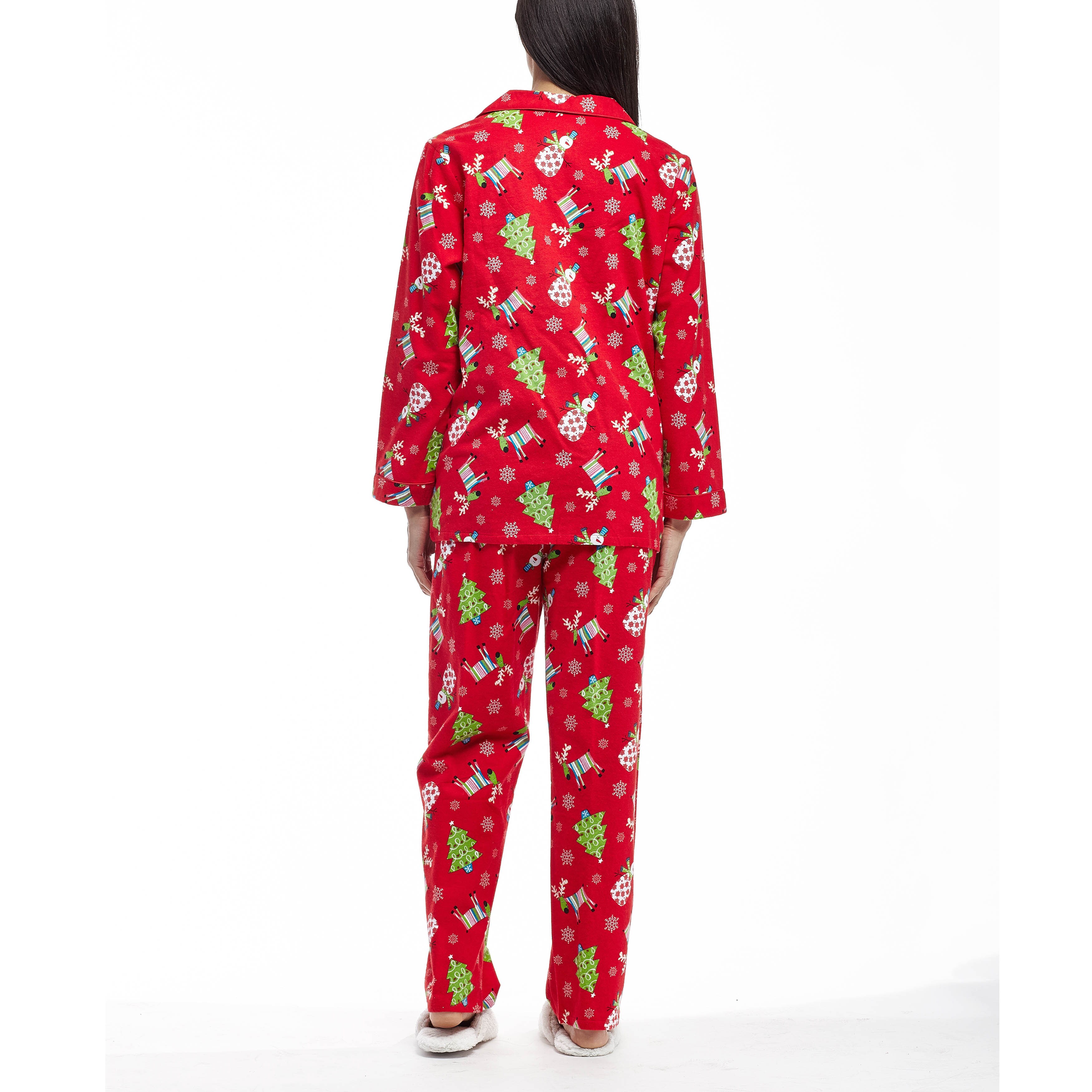 shop la cera womens flannel long sleeve christmas pajama set free shipping today overstockcom 14586964 - Womens Christmas Nightgowns shop la cera womens flannel long sleeve christmas pajama set free shipping today overstockcom 14586964 - Womens Christmas Nightgowns