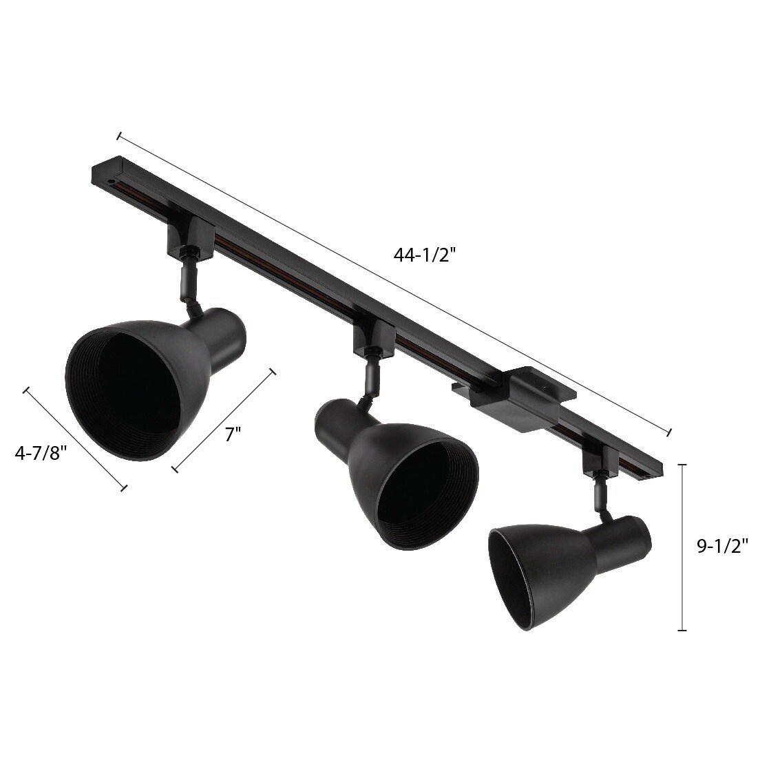 Lithonia Lighting Black 3 Light Step Baffle Head Track Lithonia Lighting Black 3 Light Step Baffle Head Track Kit Free Shipping Today 14627030