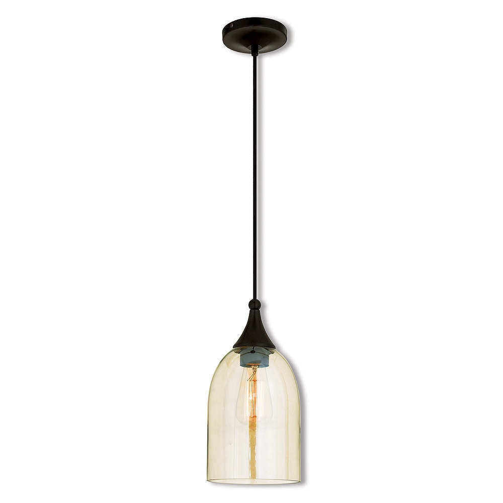 Livex Lighting English Bronze Art Gl Single Light Mini Livex Lighting English Bronze Art Gl Single Light Mini Pendant Free Shipping Today 14627704
